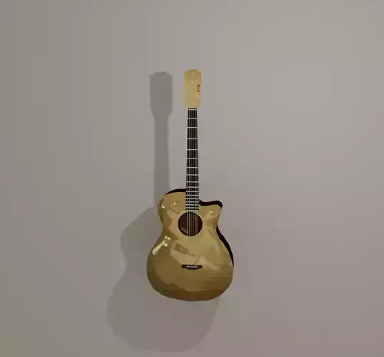 Photorealistic Acoustic Guitar