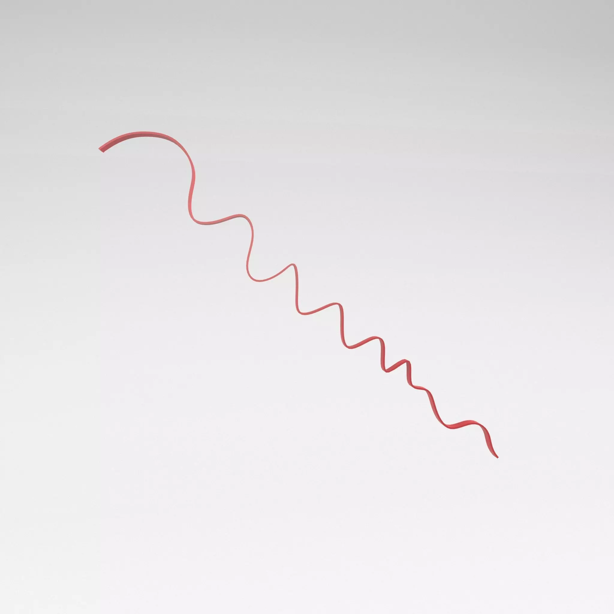 Ribbon v1 001 Low-poly 3D model_0