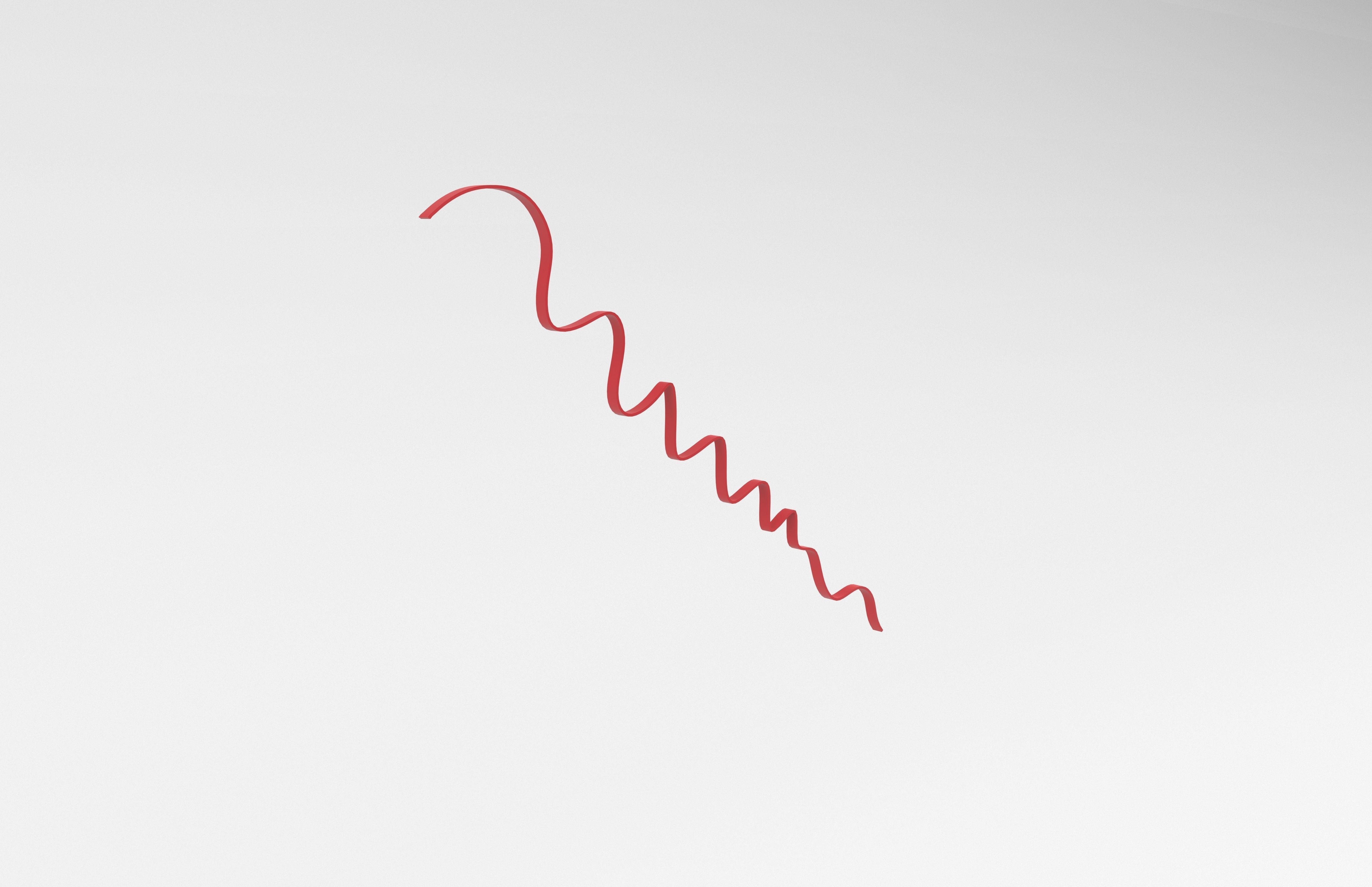 Ribbon v1 001 Low-poly 3D model_3