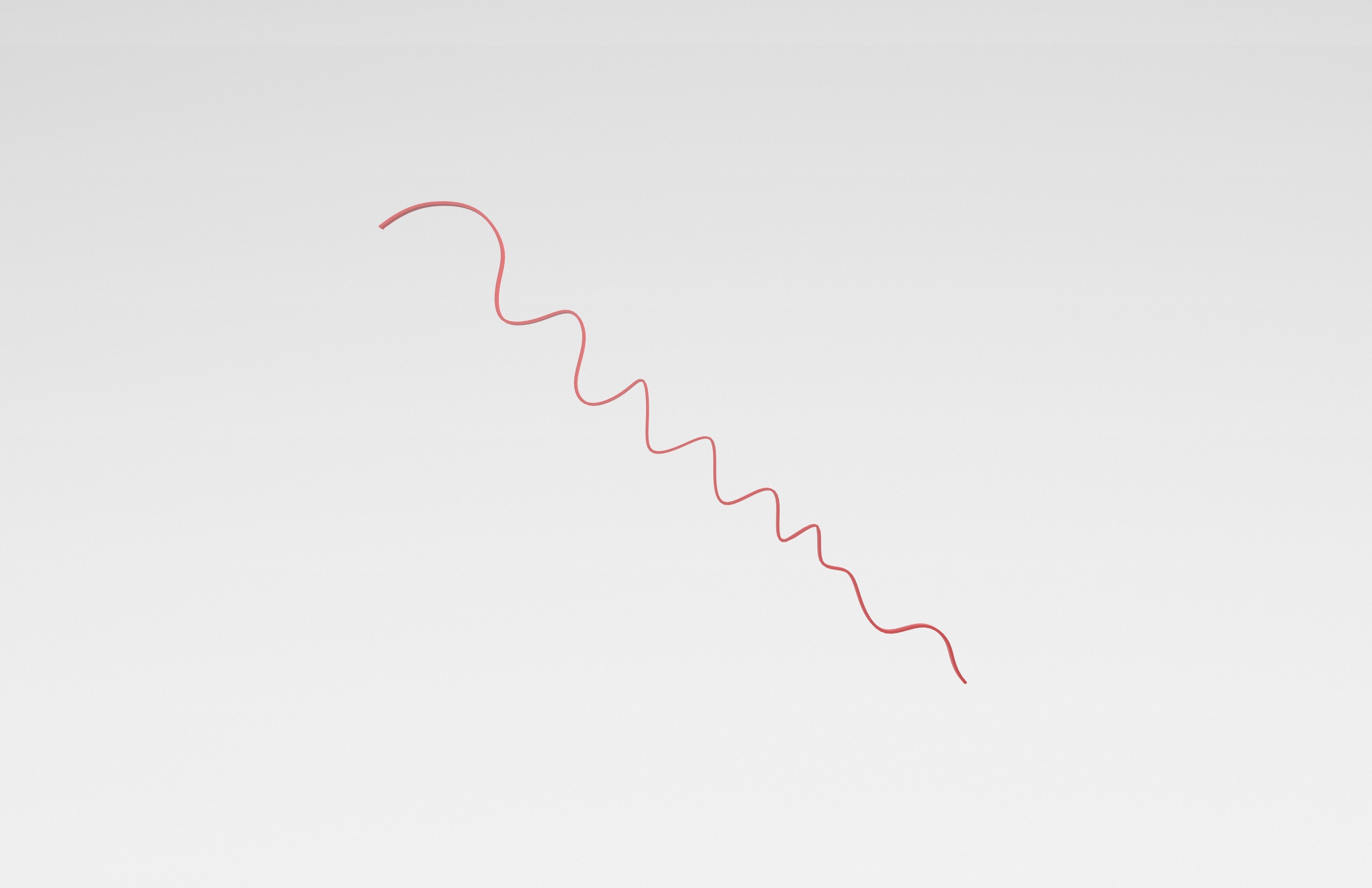 Ribbon v1 001 Low-poly 3D model_1