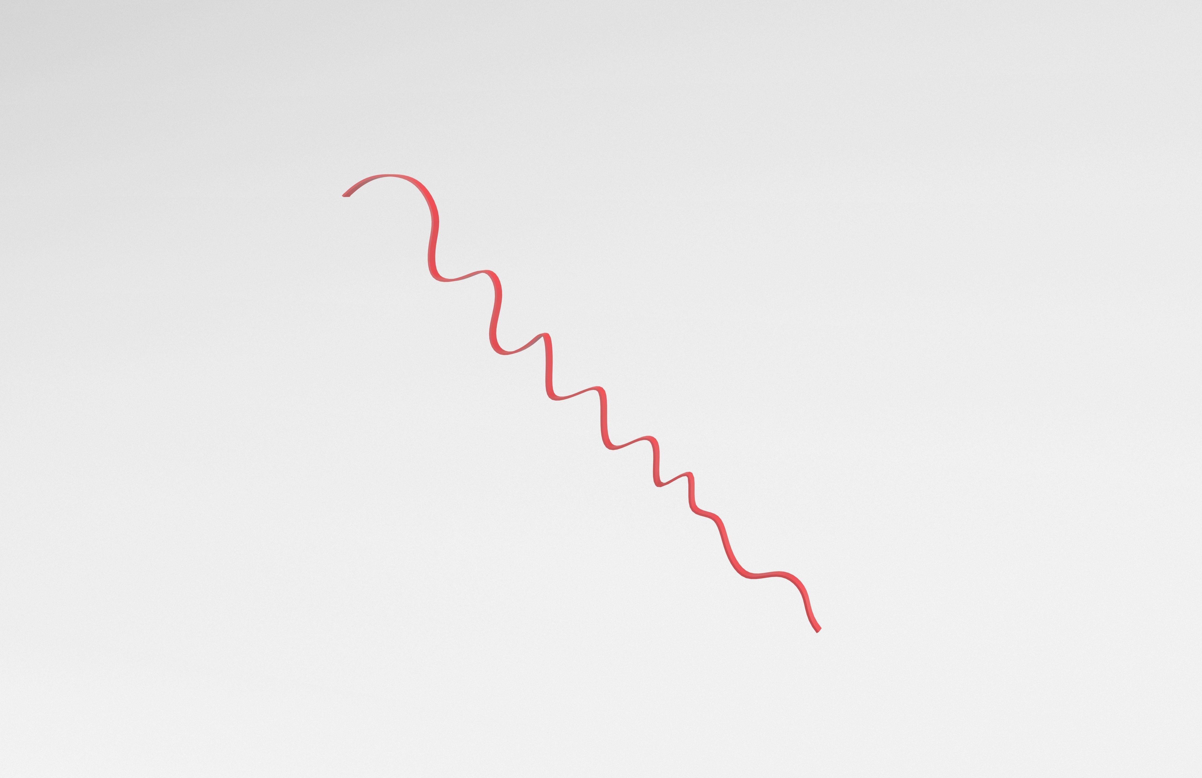 Ribbon v1 001 Low-poly 3D model_2