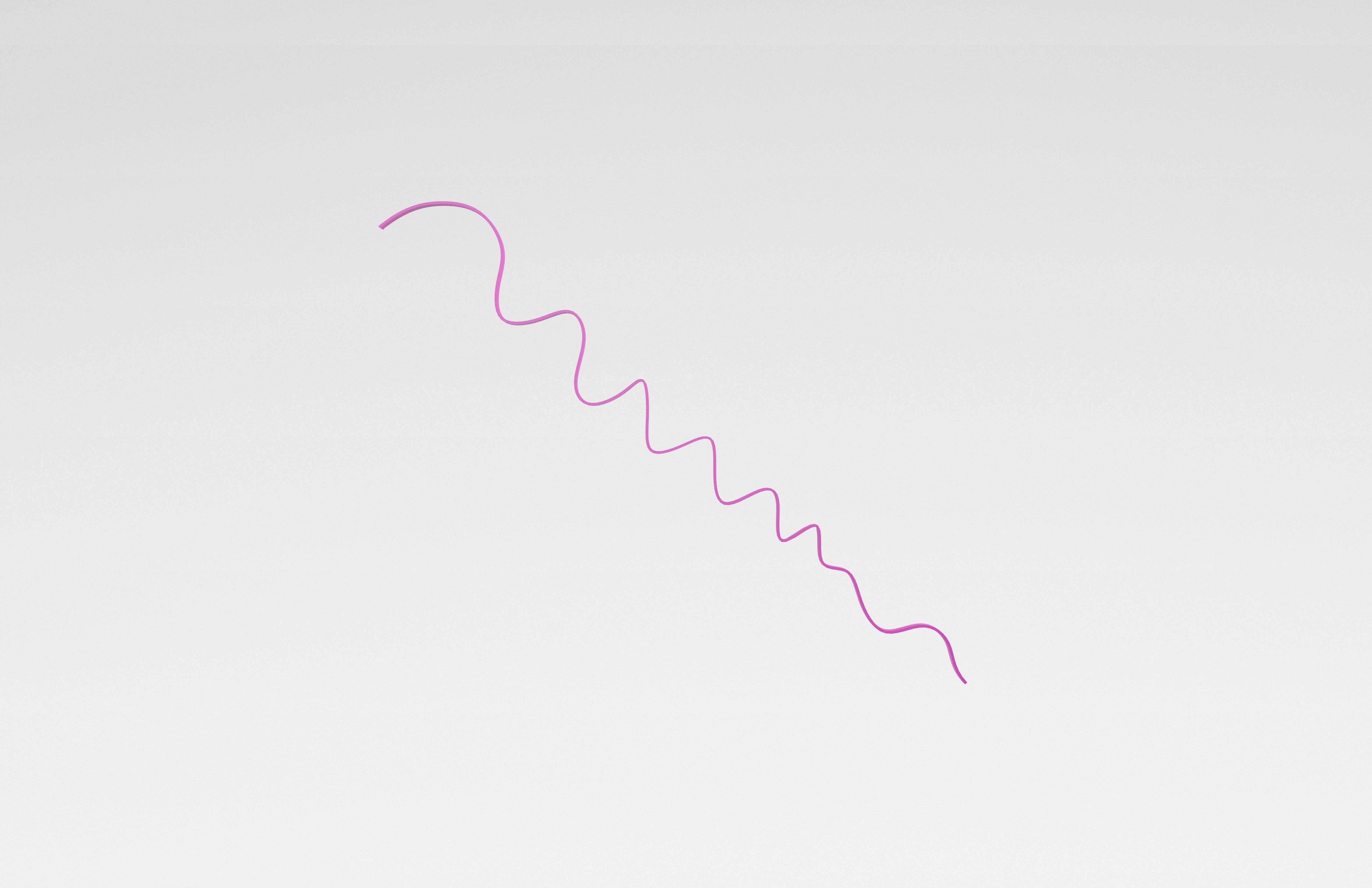 Ribbon v1 002 Low-poly 3D model_1