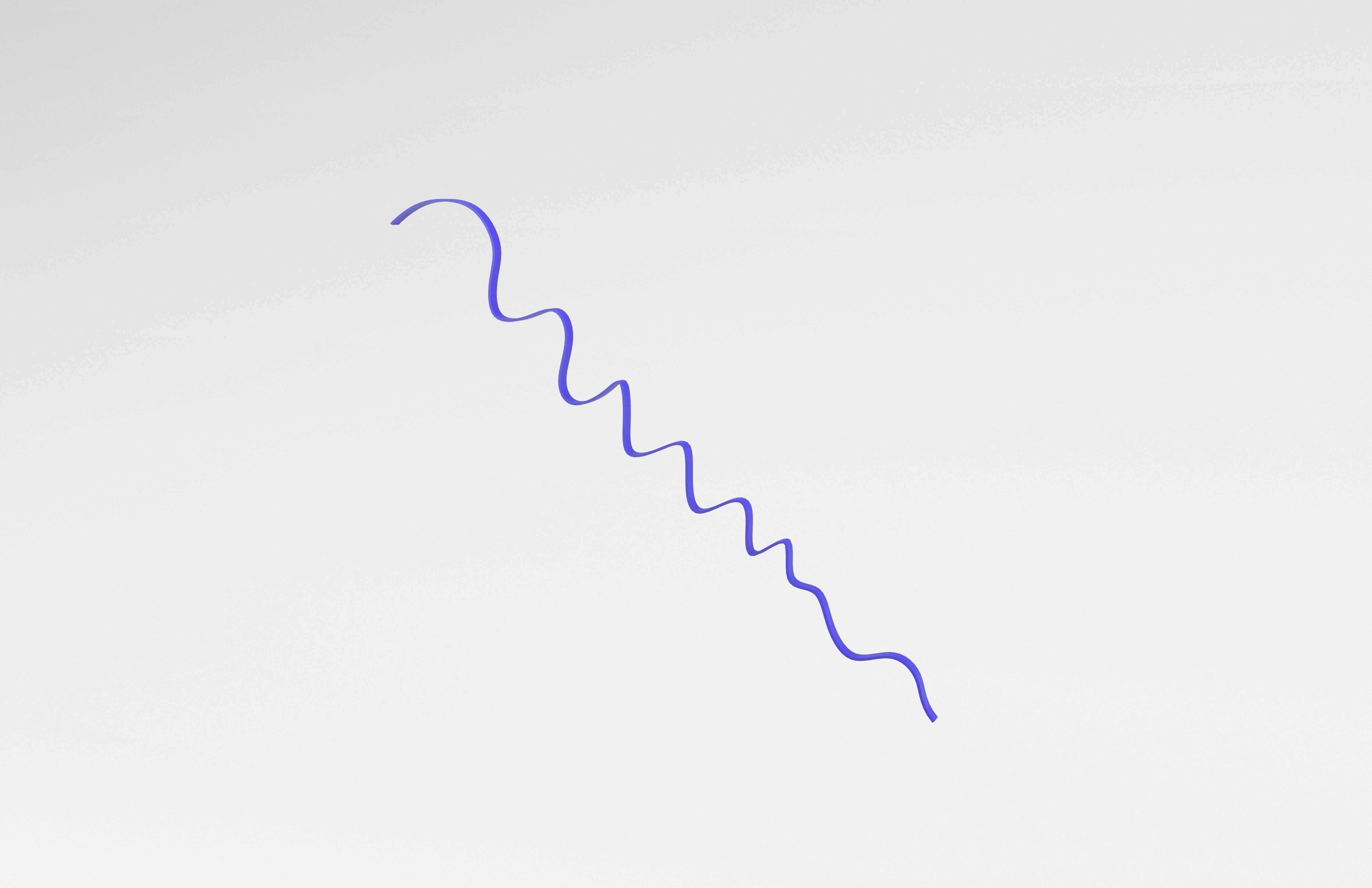 Ribbon v1 003 Low-poly 3D model_2