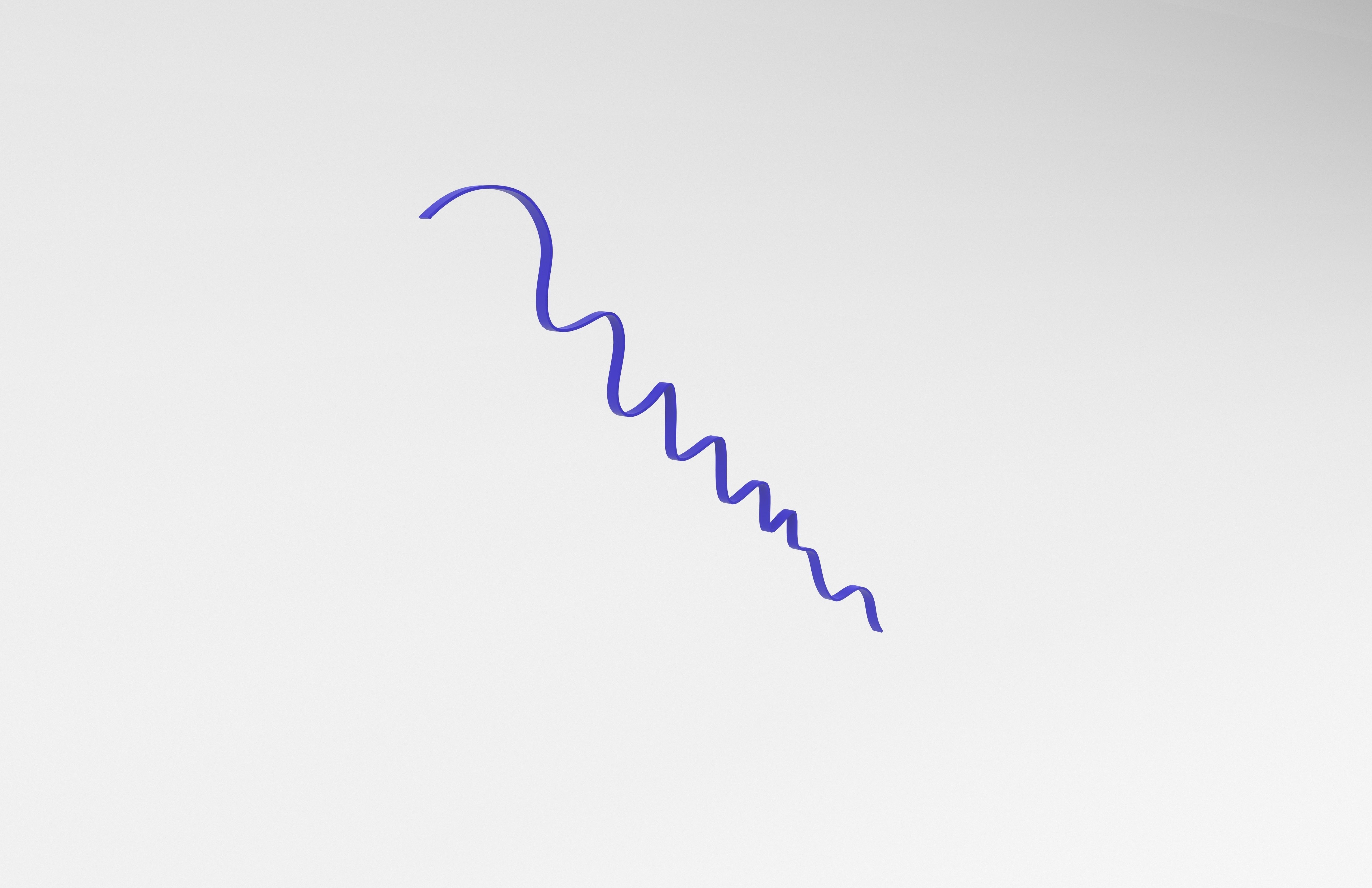 Ribbon v1 003 Low-poly 3D model_3