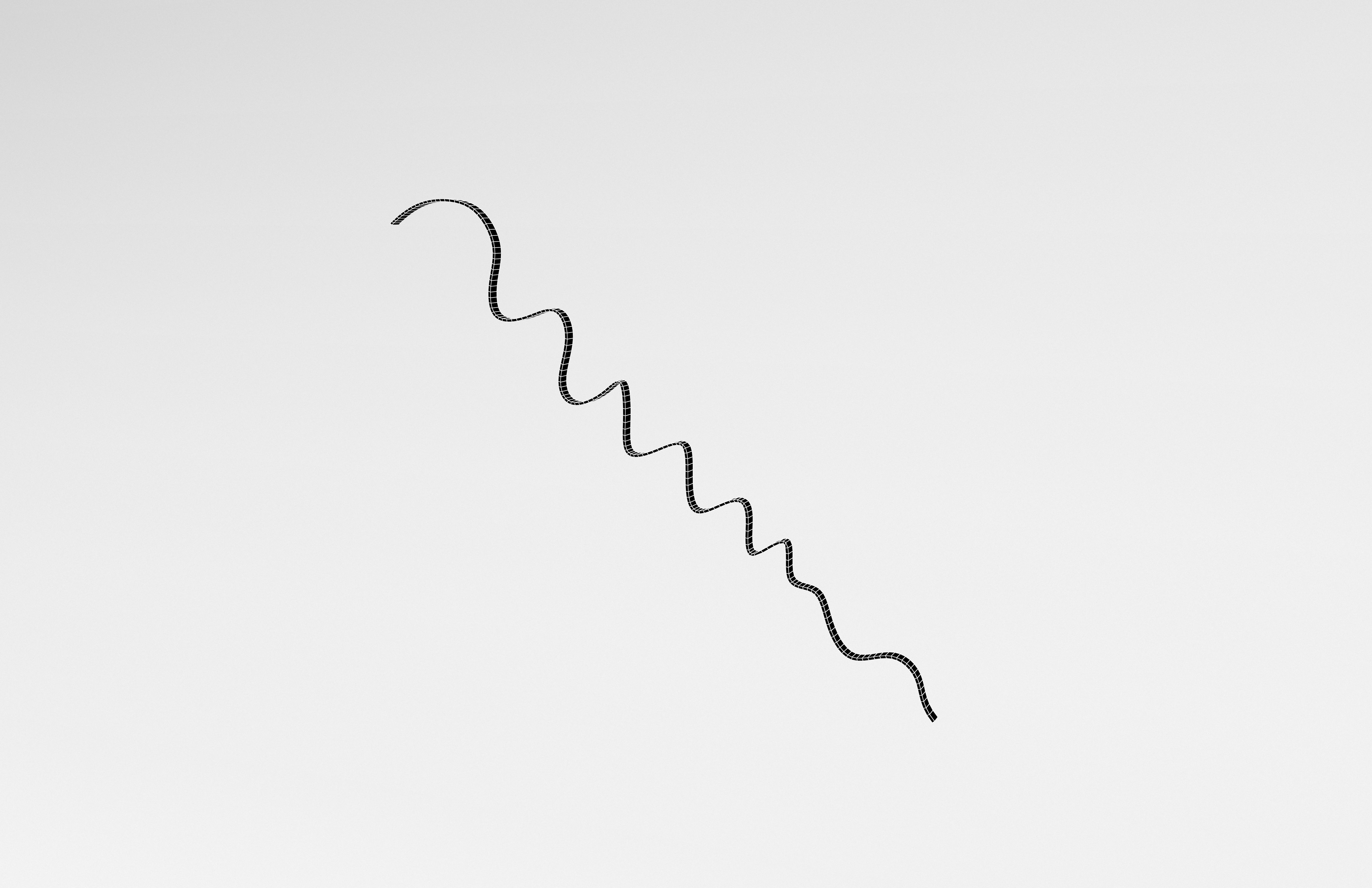 Ribbon v1 003 Low-poly 3D model_6