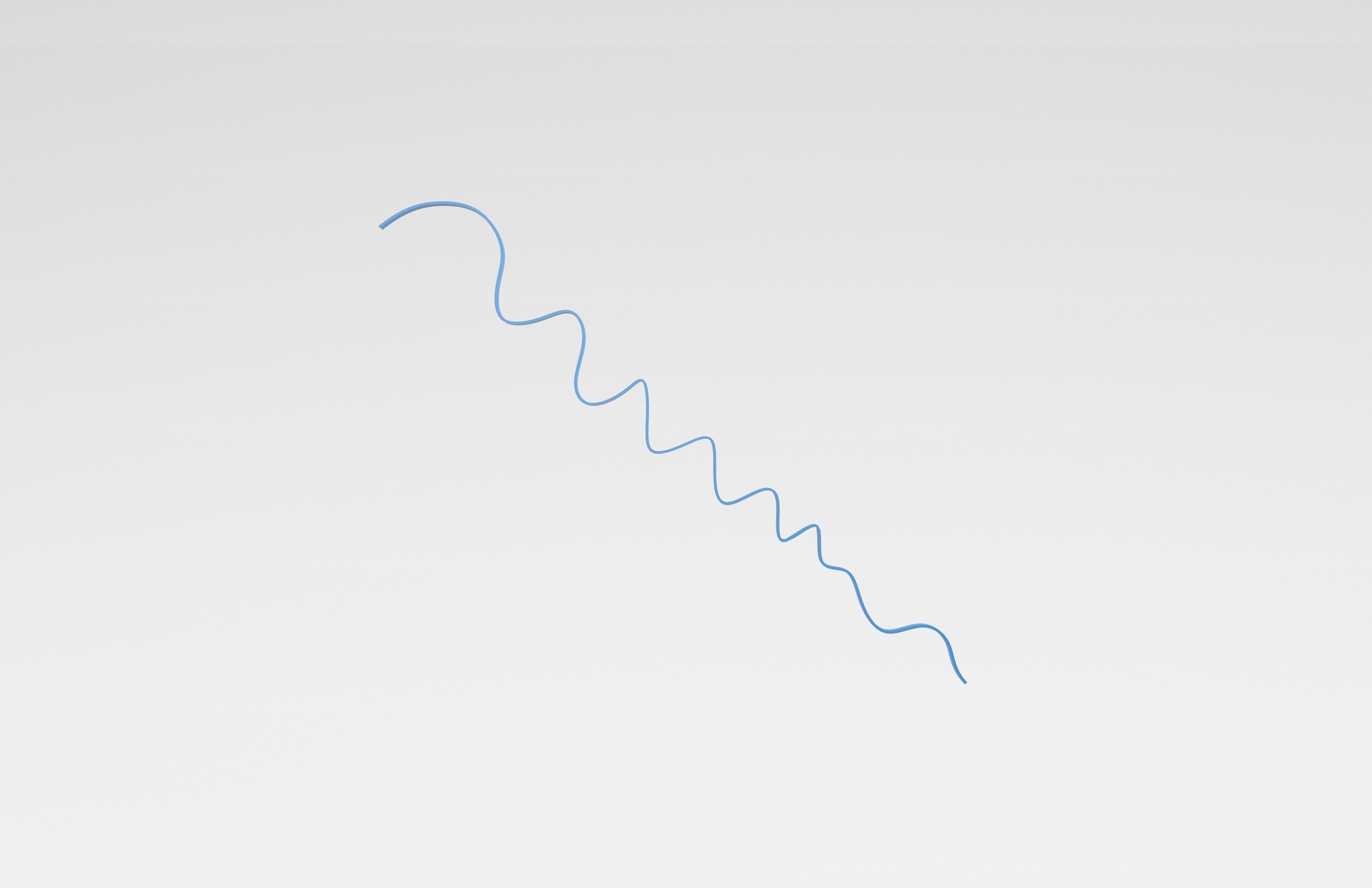 Ribbon v1 004 Low-poly 3D model_2