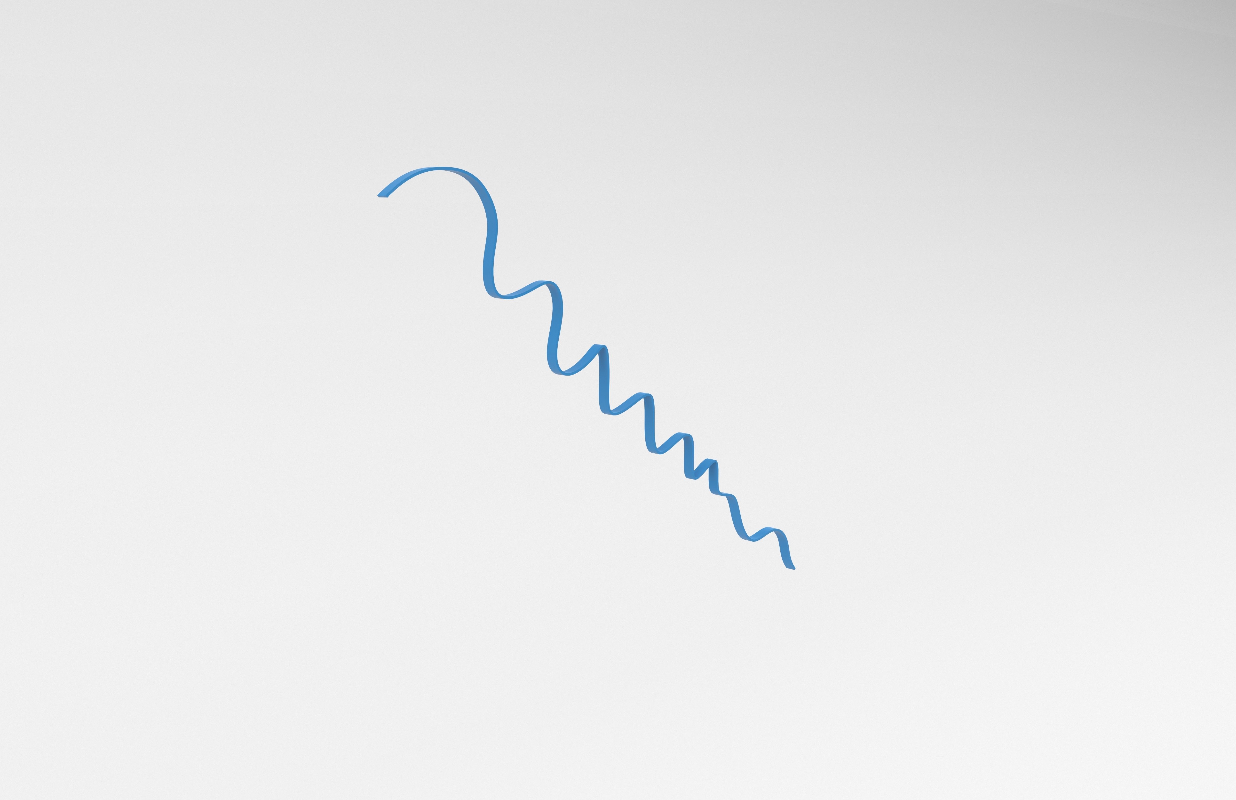 Ribbon v1 004 Low-poly 3D model_3