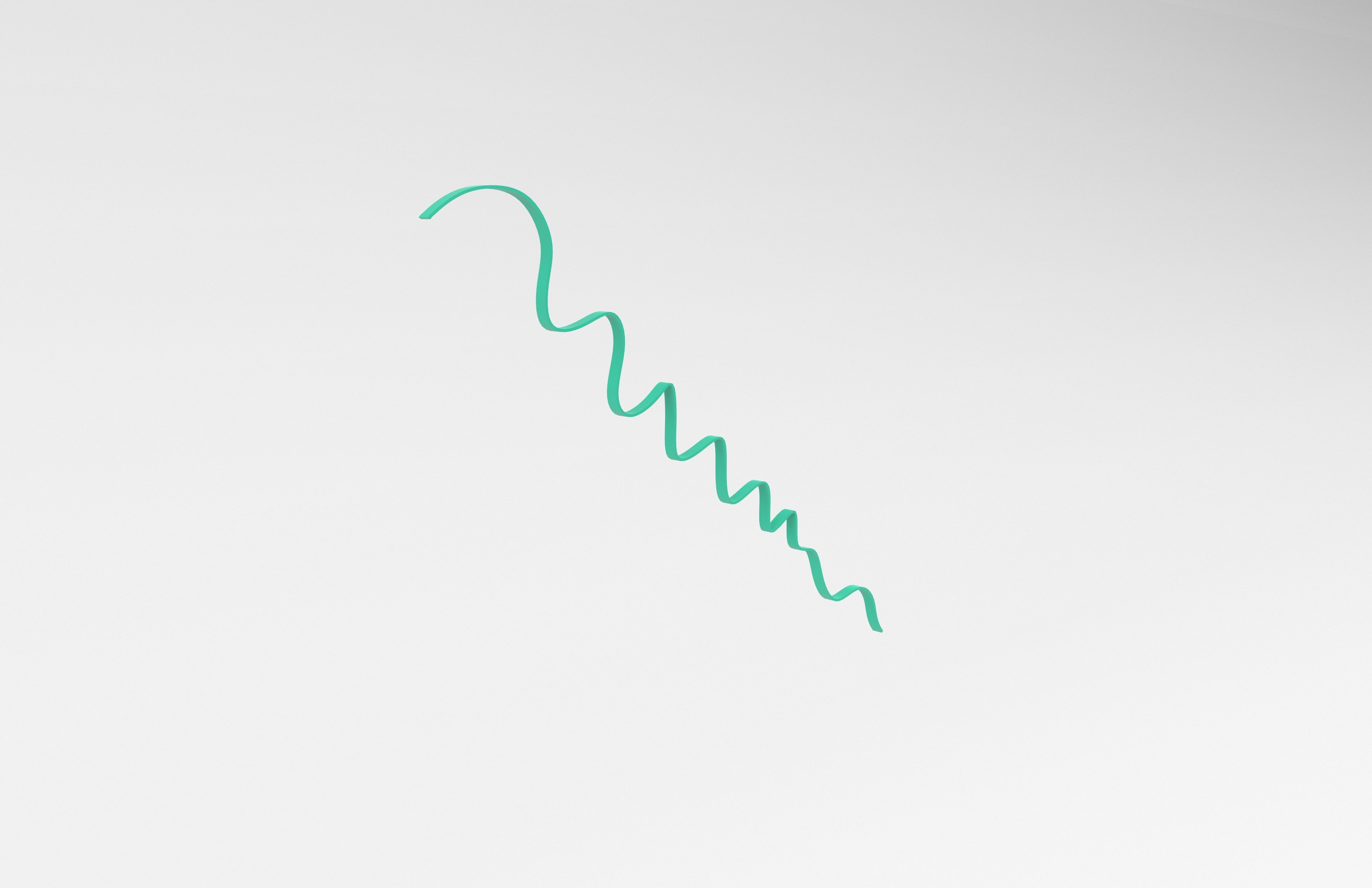 Ribbon v1 005 Low-poly 3D model_3