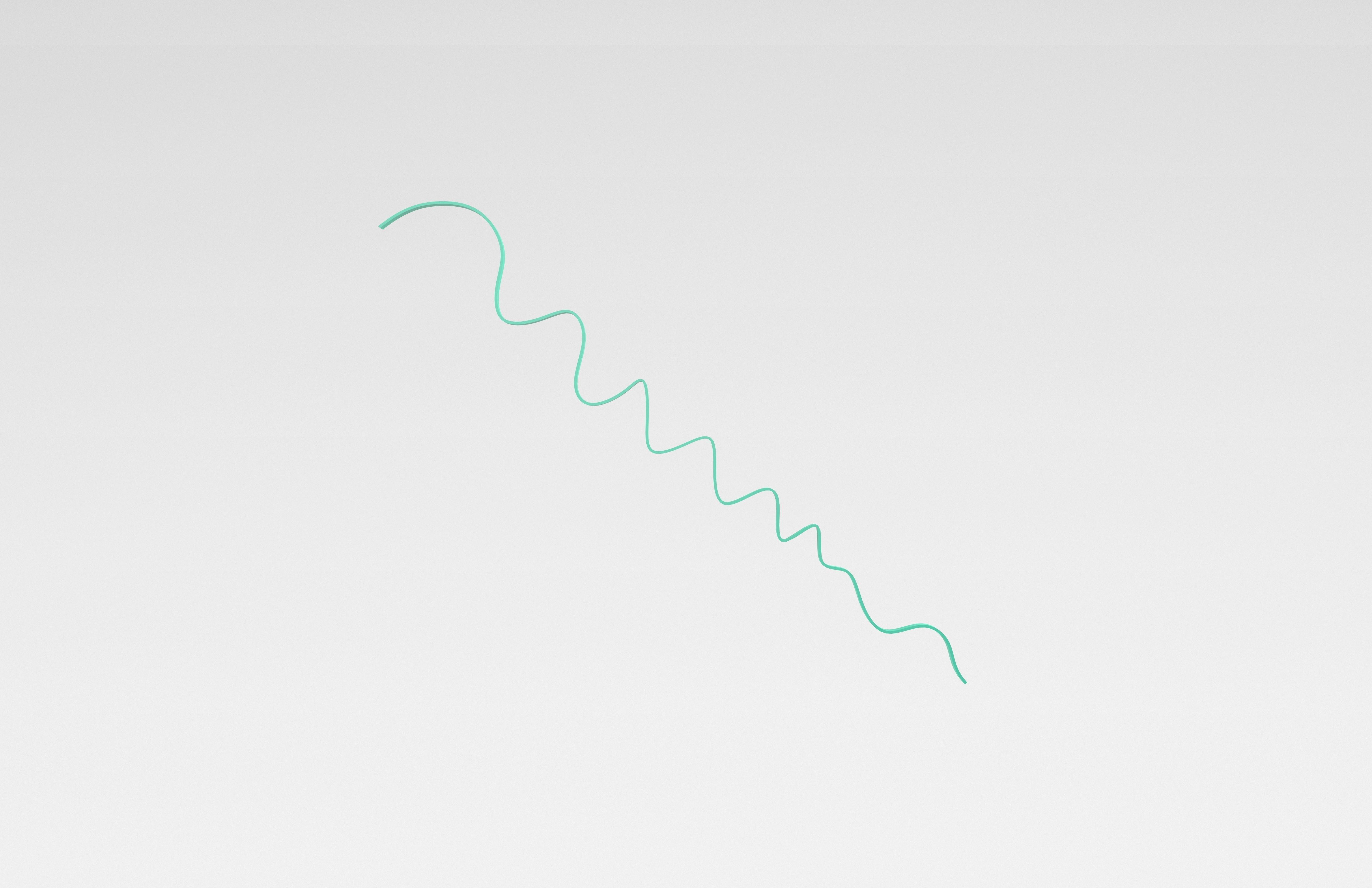 Ribbon v1 005 Low-poly 3D model_1