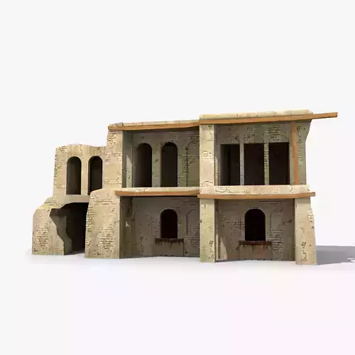 Arab x19 Low-poly 3D model