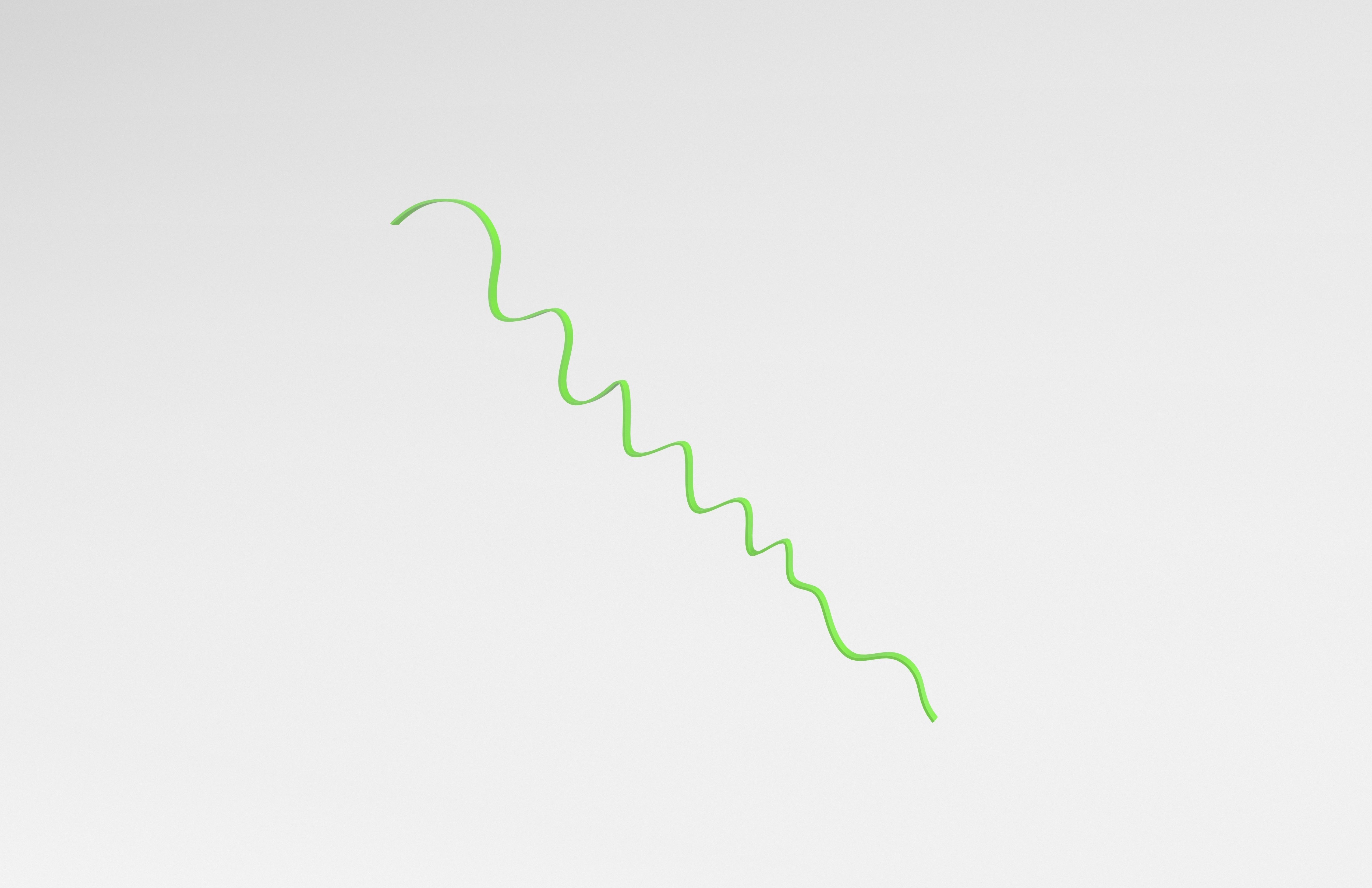 Ribbon v1 006 Low-poly 3D model_2