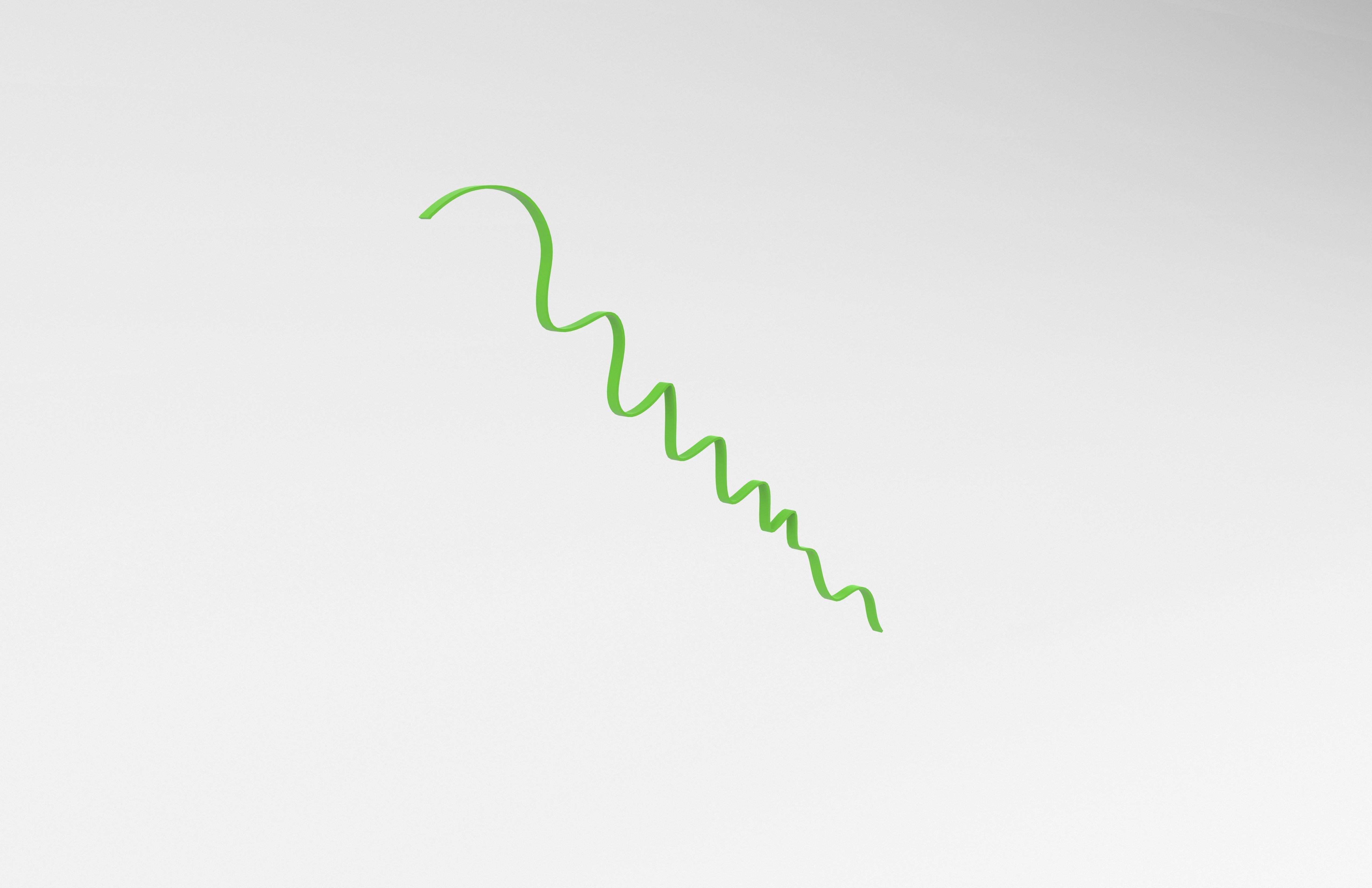 Ribbon v1 006 Low-poly 3D model_3