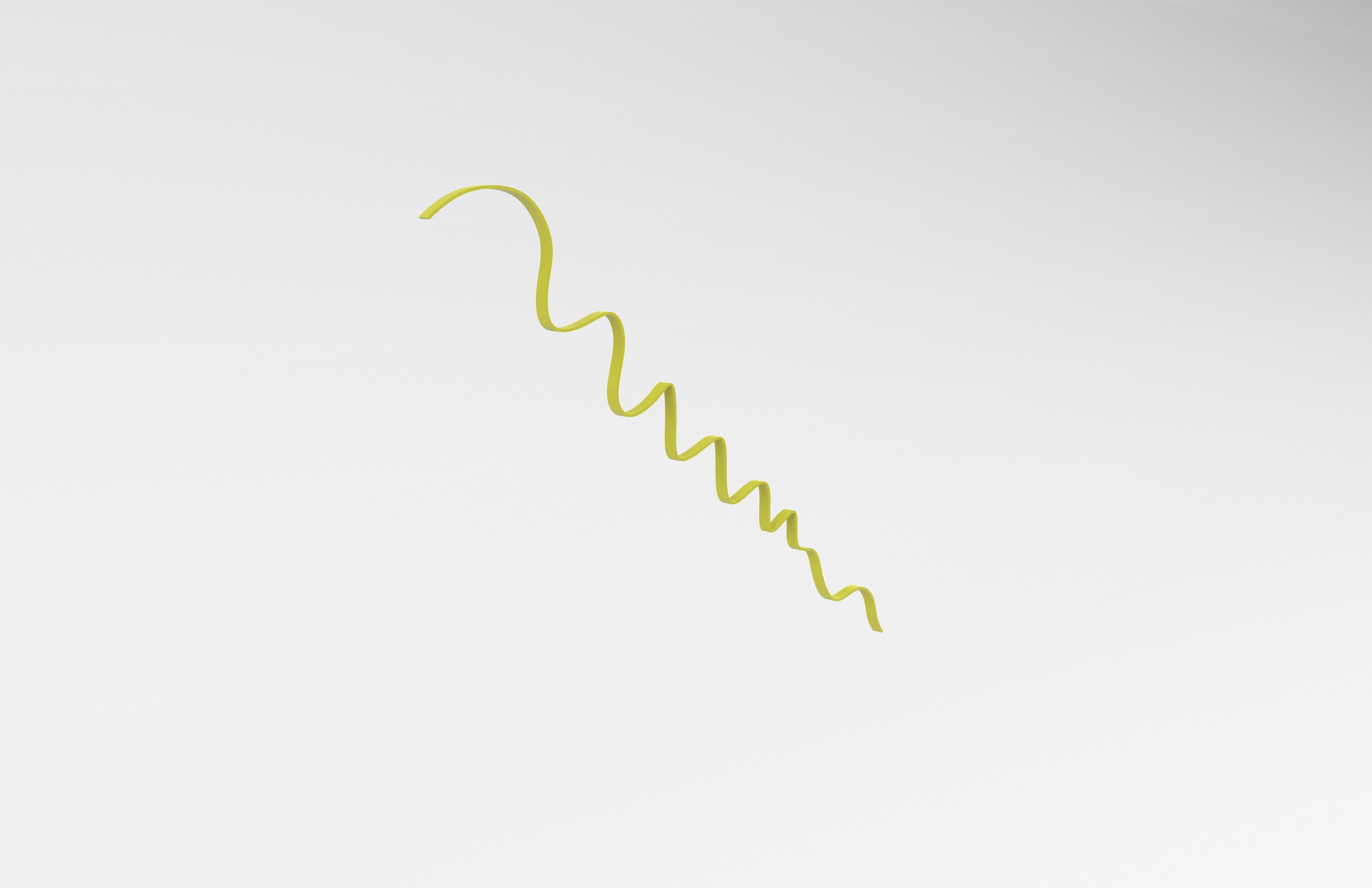 Ribbon v1 007 Low-poly 3D model_3