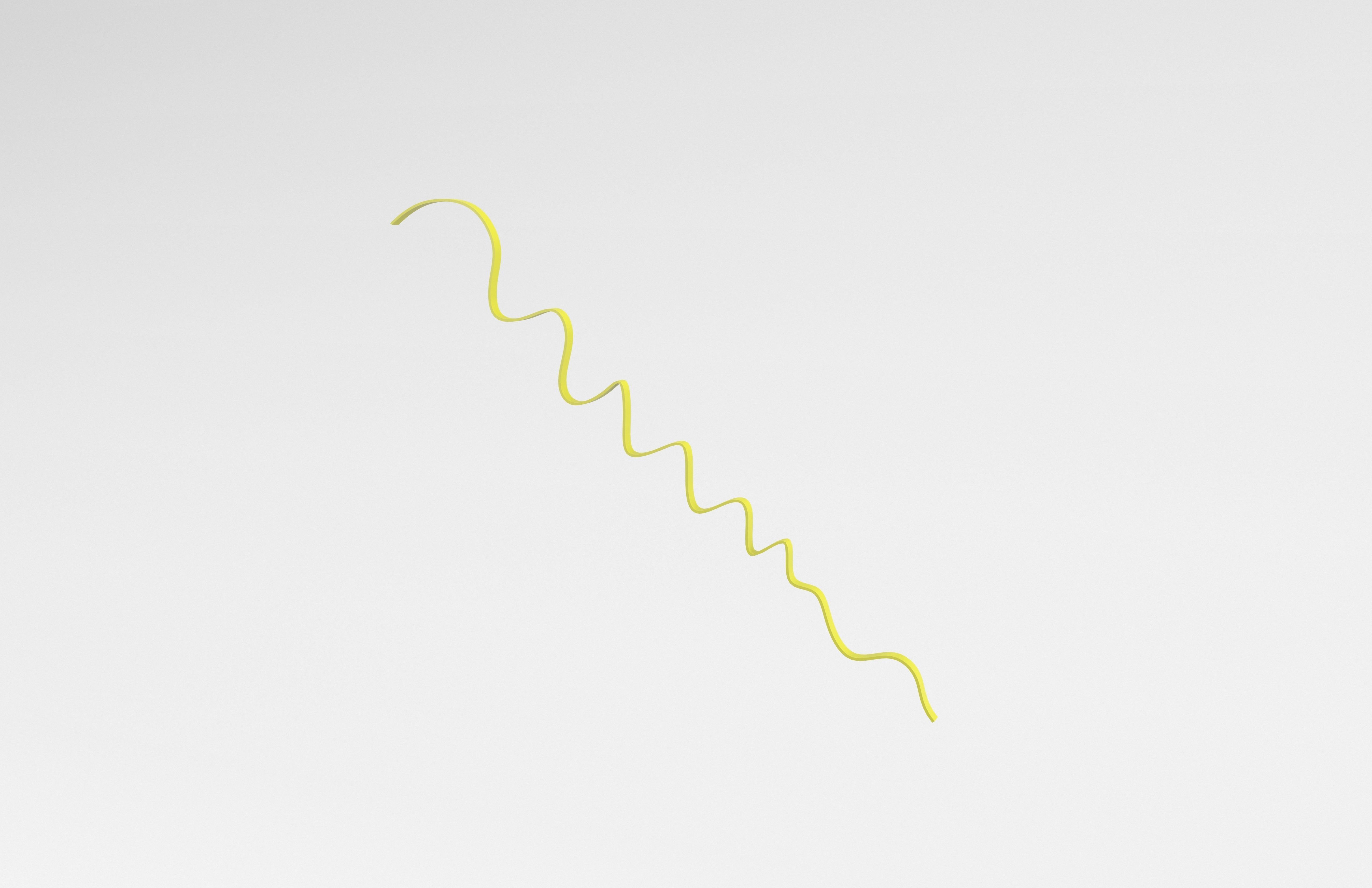 Ribbon v1 007 Low-poly 3D model_2