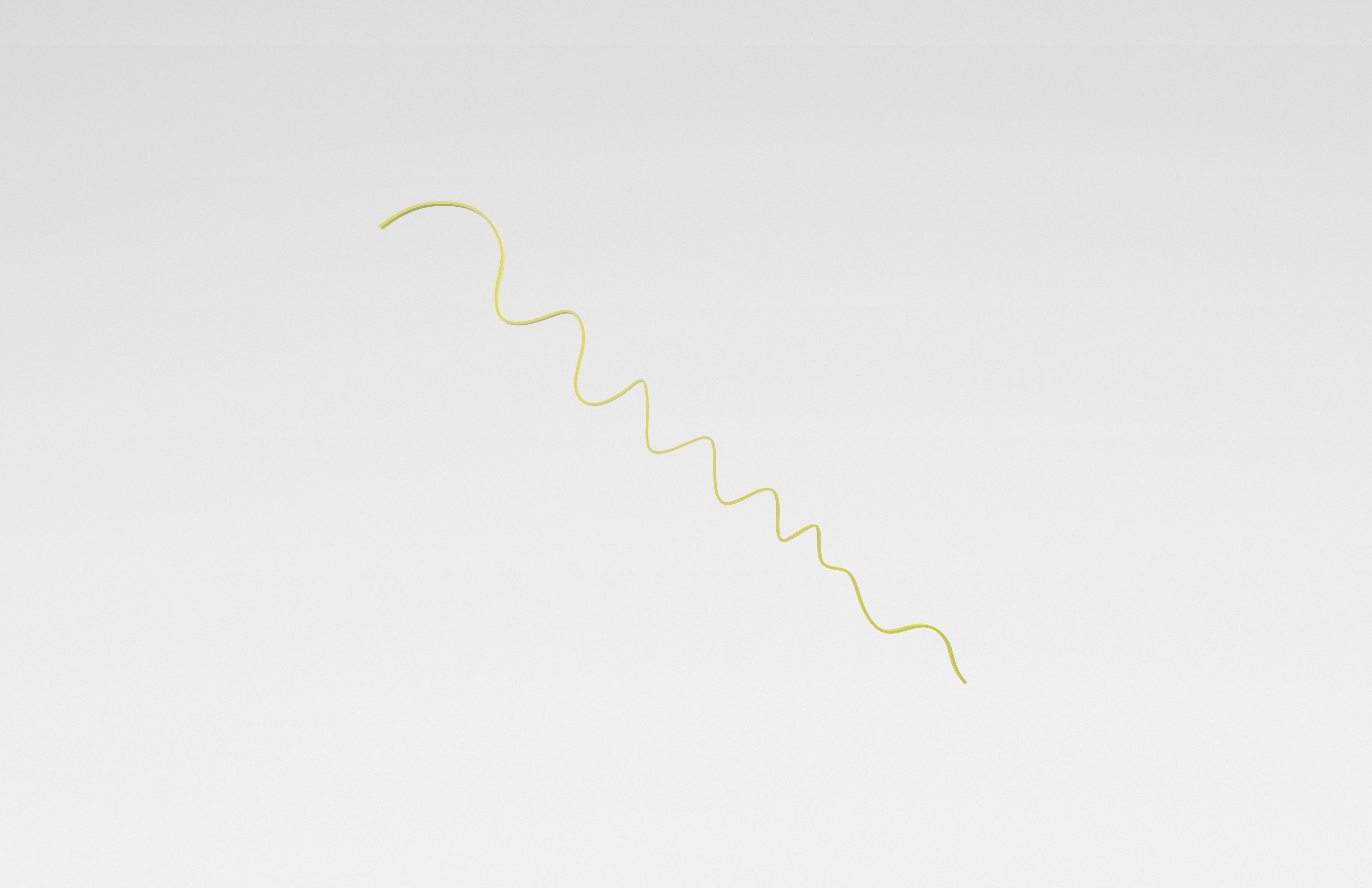 Ribbon v1 007 Low-poly 3D model_1