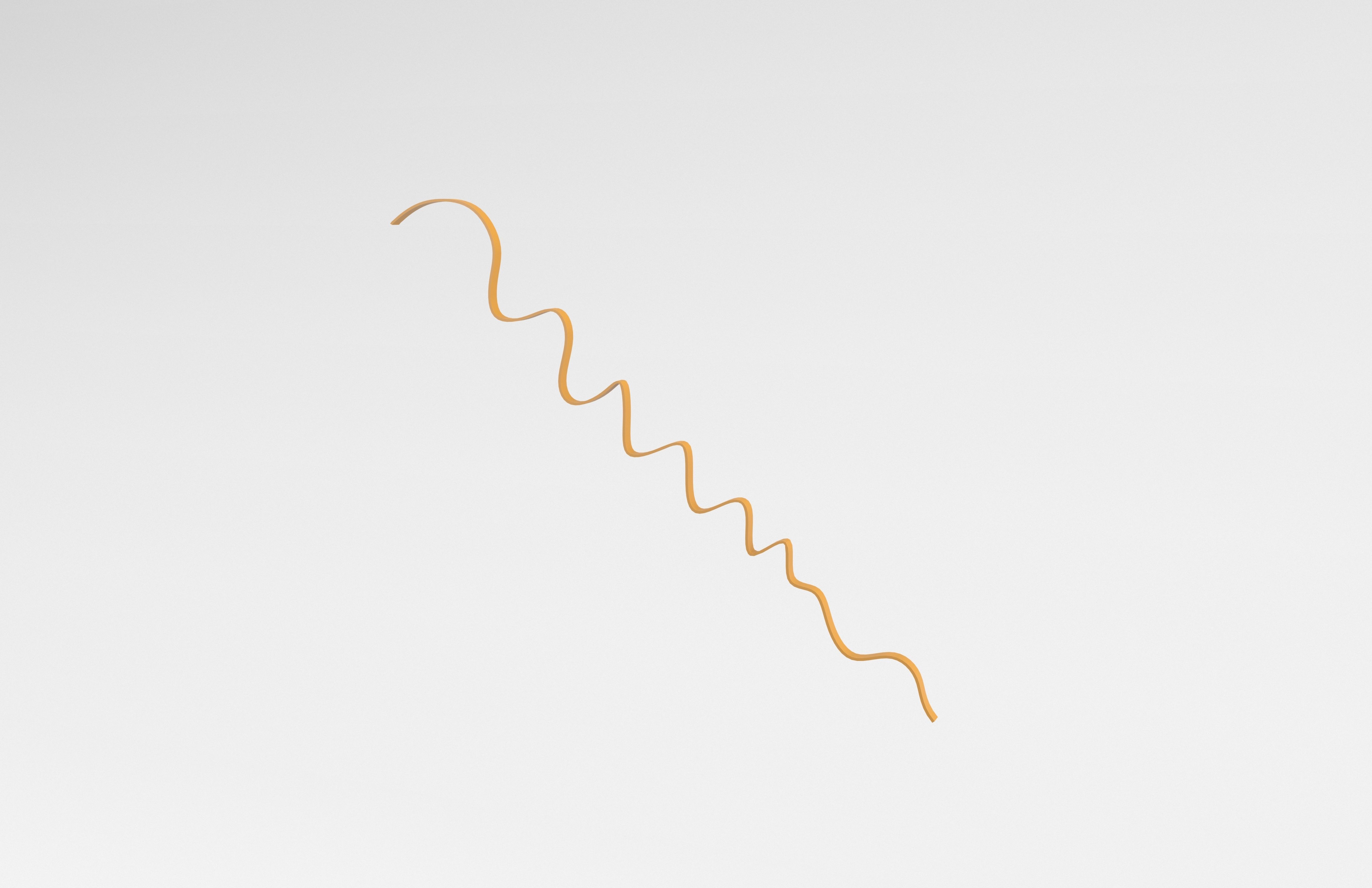 Ribbon v1 008 Low-poly 3D model_2