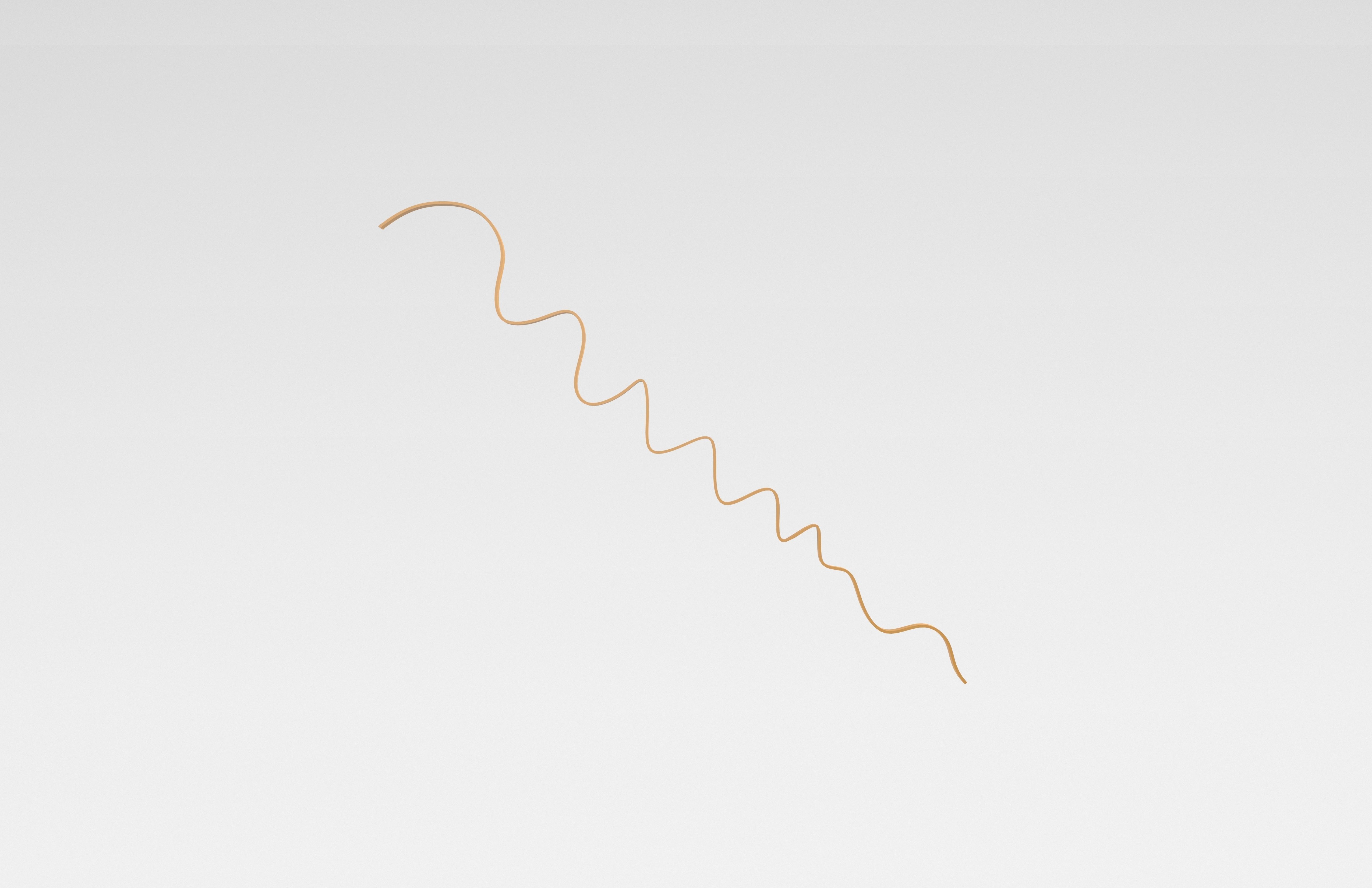 Ribbon v1 008 Low-poly 3D model_1