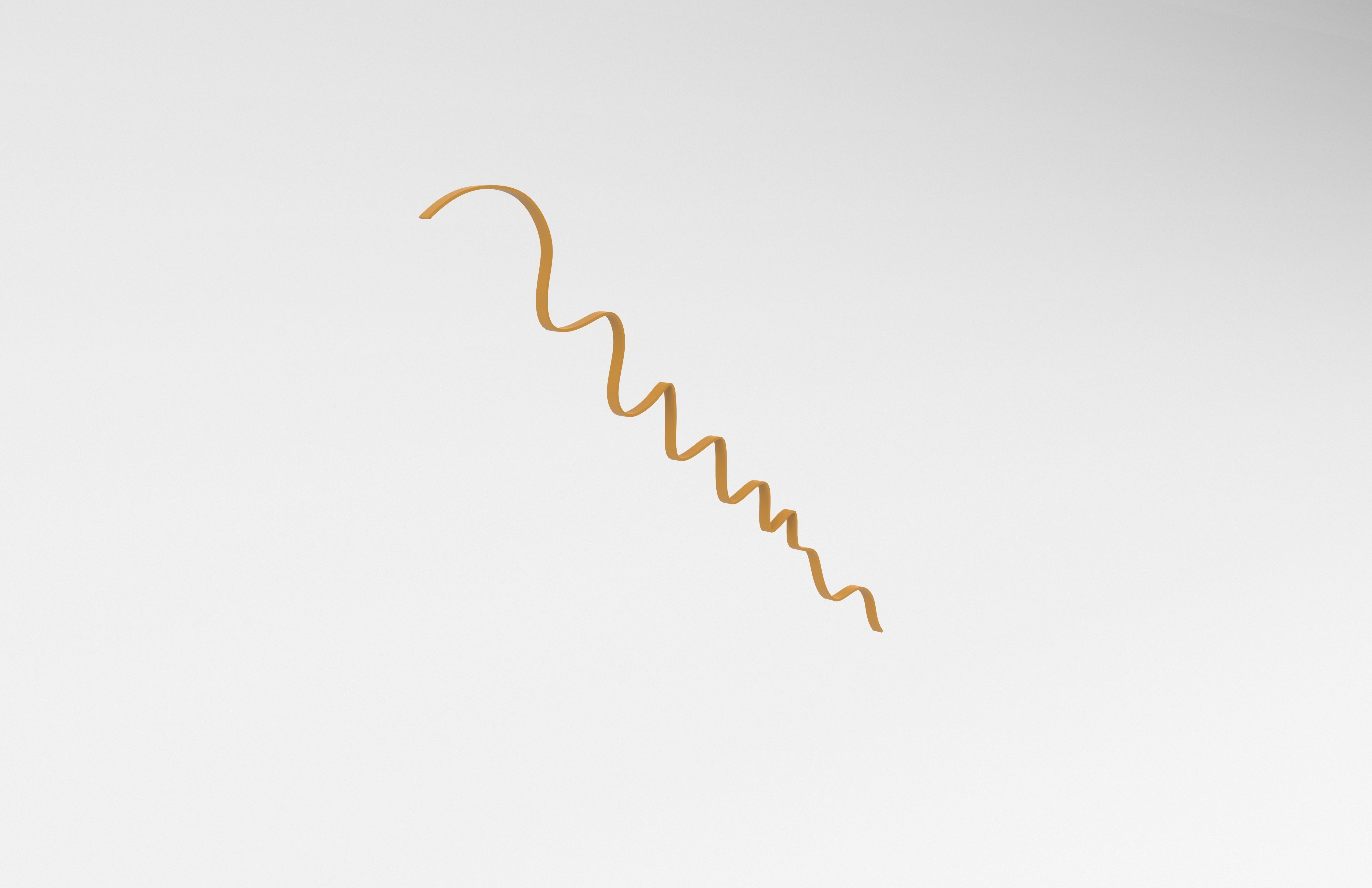 Ribbon v1 008 Low-poly 3D model_4