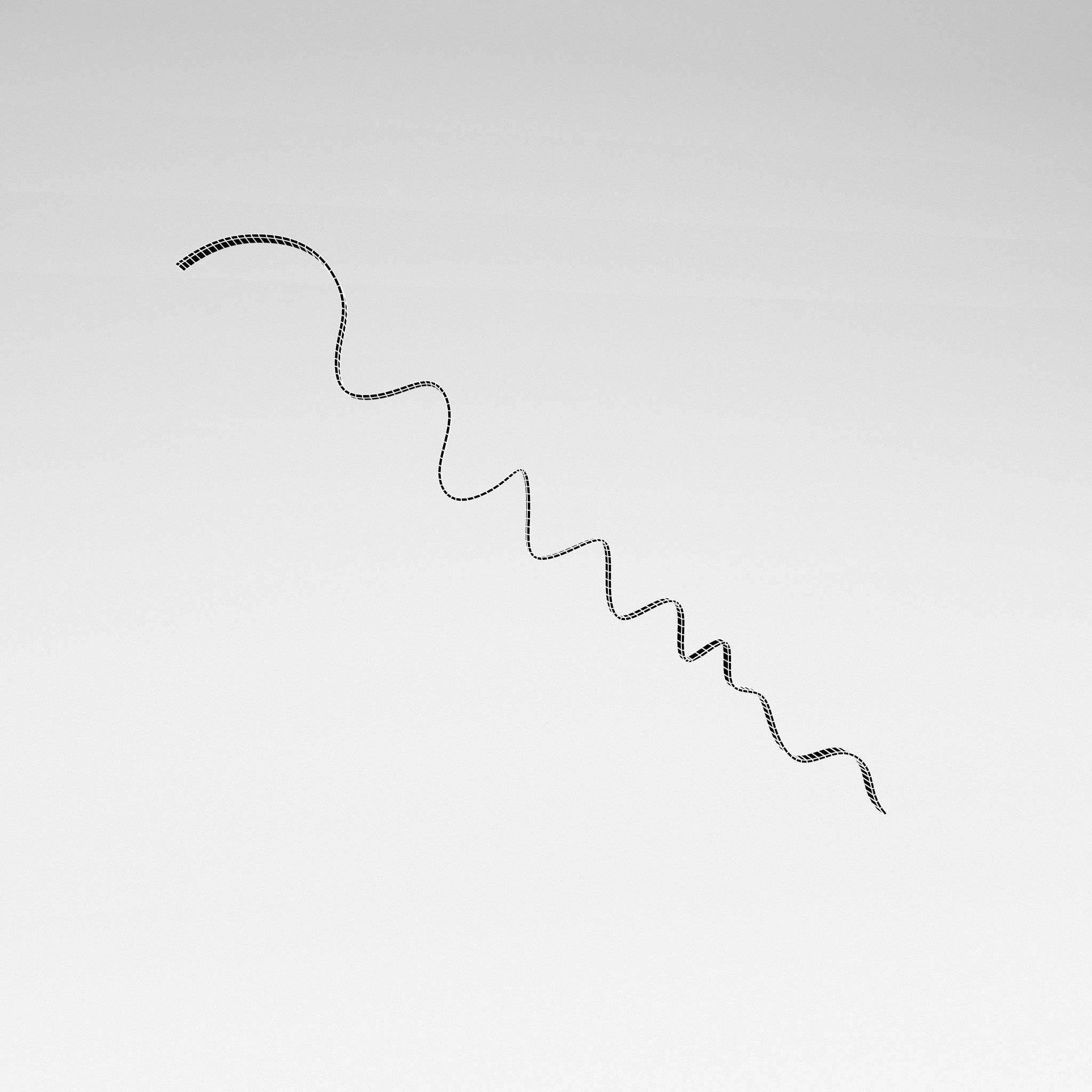 Ribbon v1 011 Low-poly 3D model_4