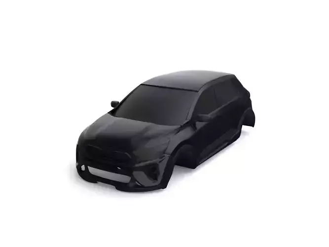 black car stonic kia 3Dmodel