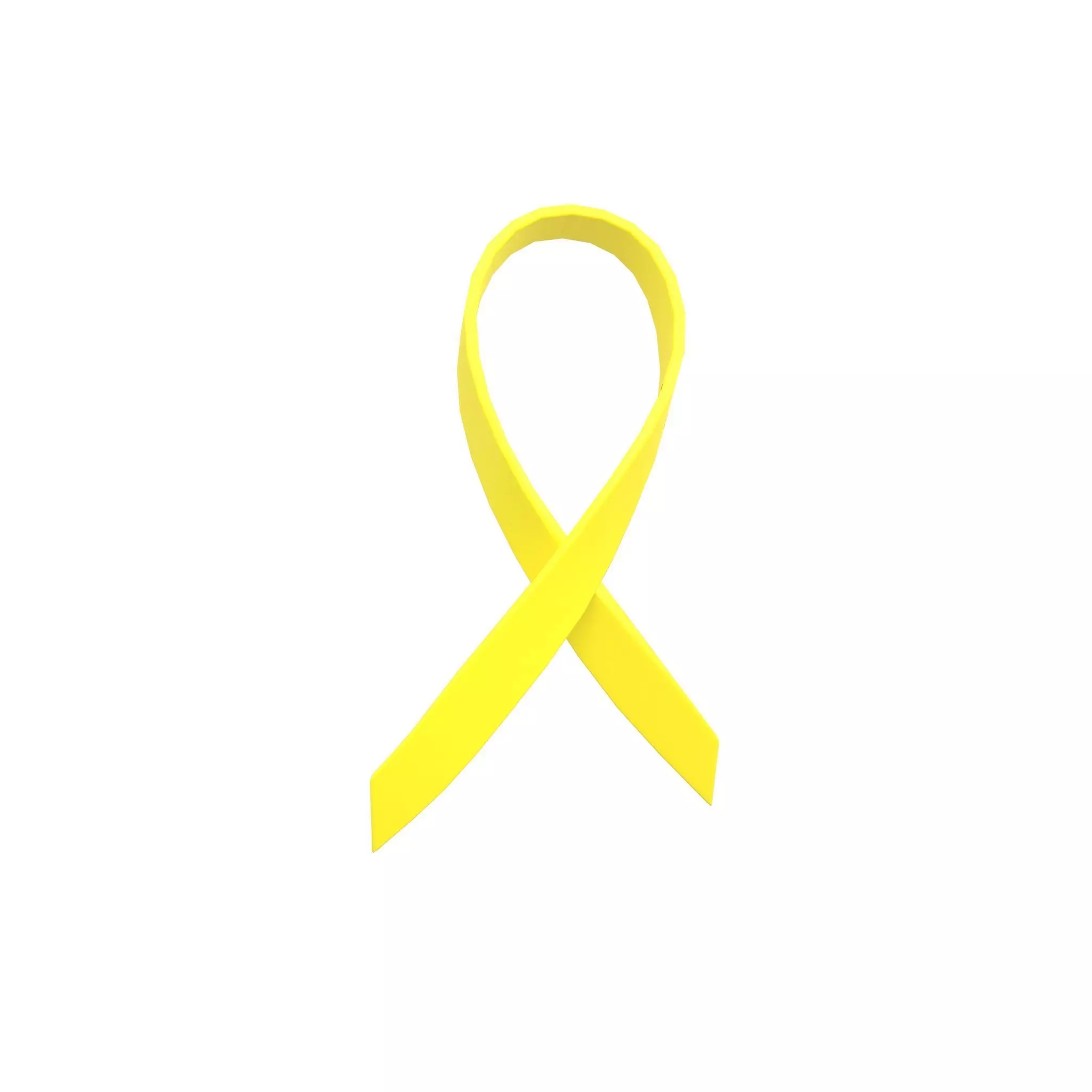 Ribbon v2 001 Low-poly 3D model_0