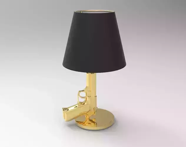 Bedside Gun Lamp
