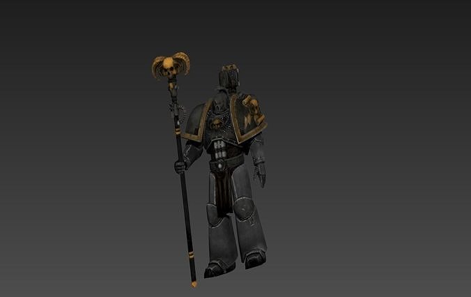 Librarian Warhammer40k 3D print model