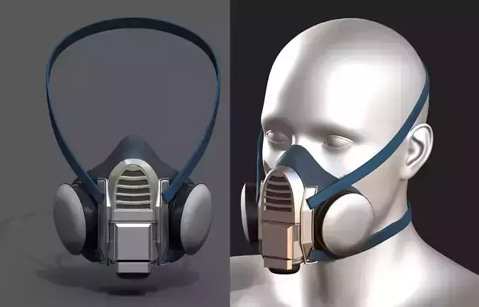 Gas mask respirator military combat 