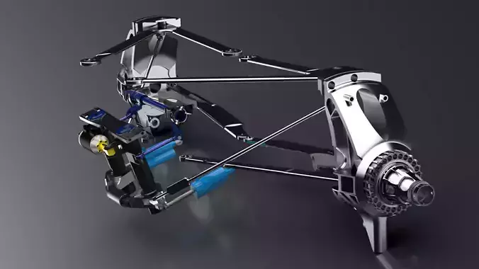 F1 Mercedes AMG Petronas Rear Suspension 3D model