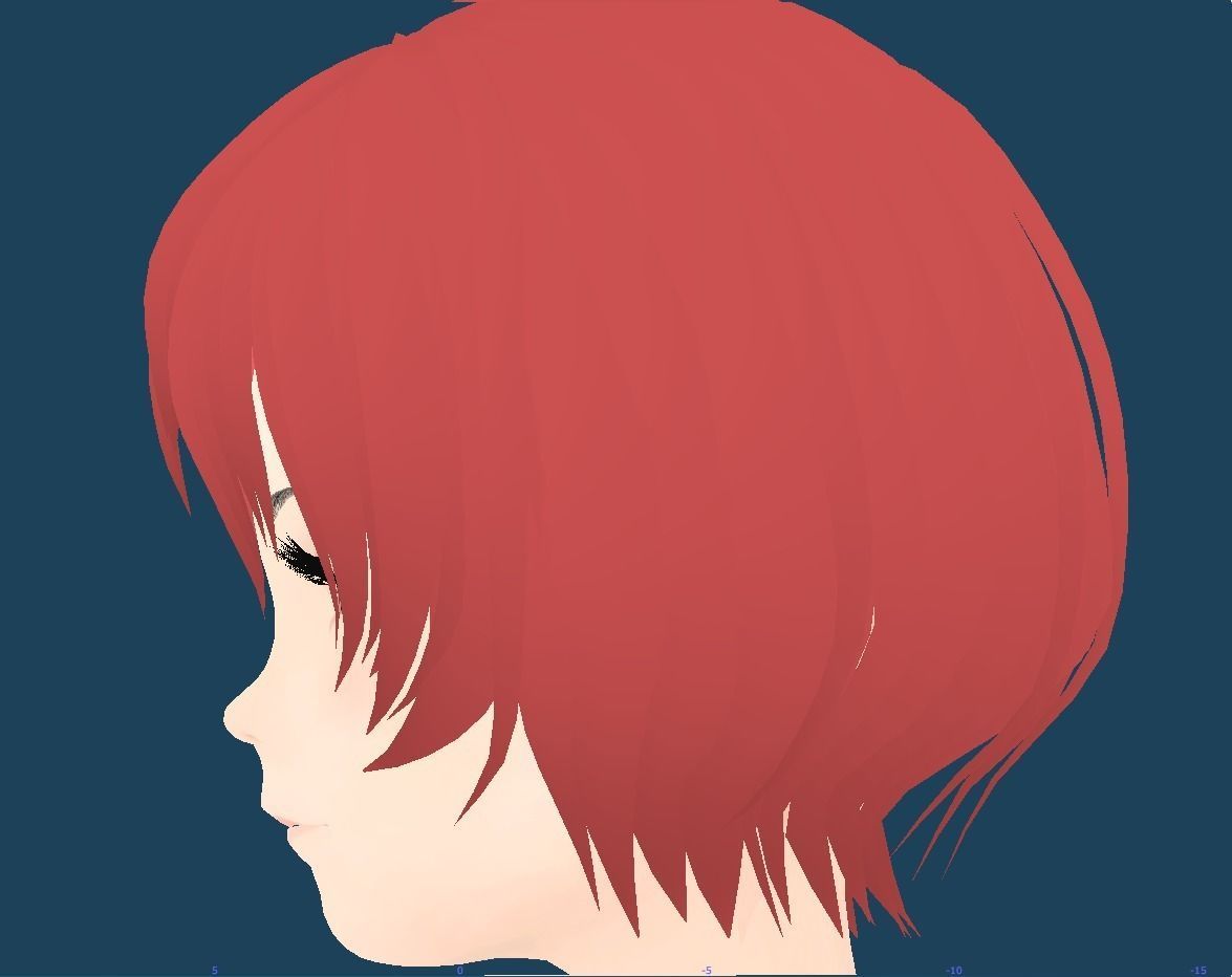 Unity Humanoid Model Anime008 Free 3D model_5