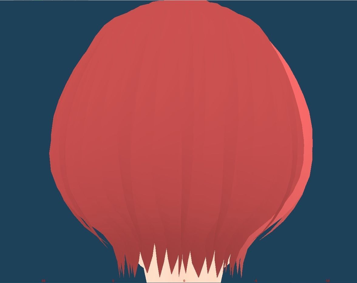 Unity Humanoid Model Anime008 Free 3D model_6