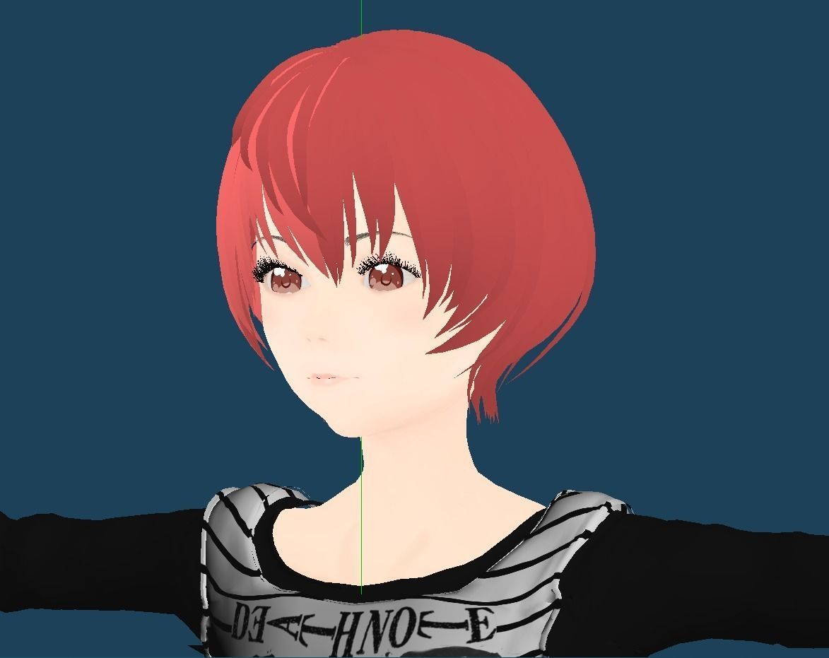 Unity Humanoid Model Anime008 Free 3D model_10