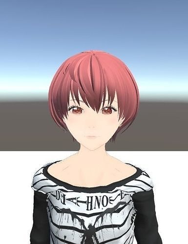 Unity Humanoid Model Anime008 Free 3D model