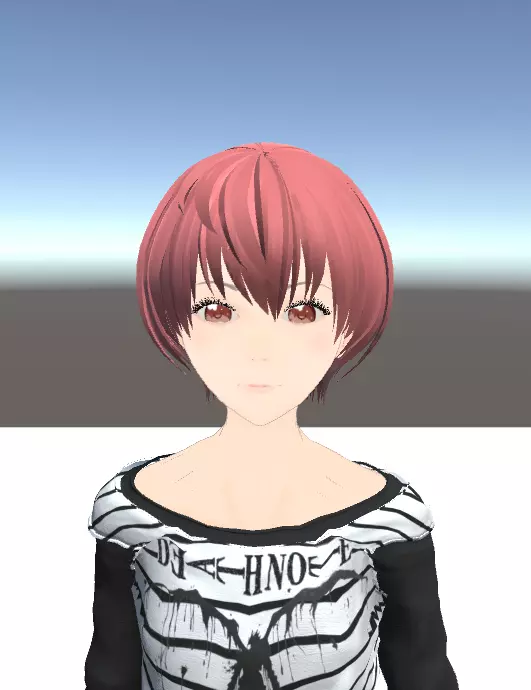 Unity Humanoid Model Anime008 Free 3D model_0