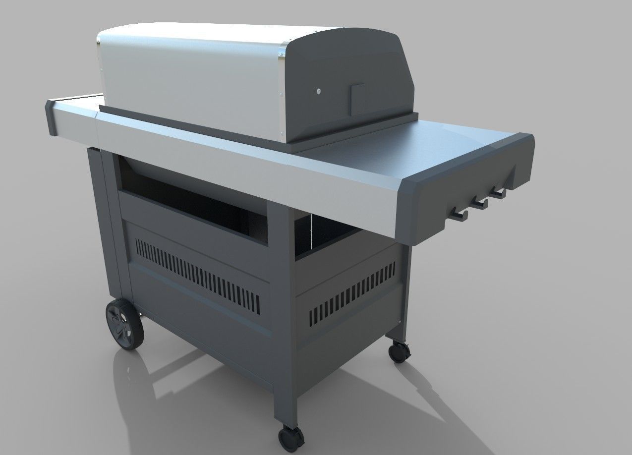 Weber Genesis II S-435 Gas Grill 3D model_3