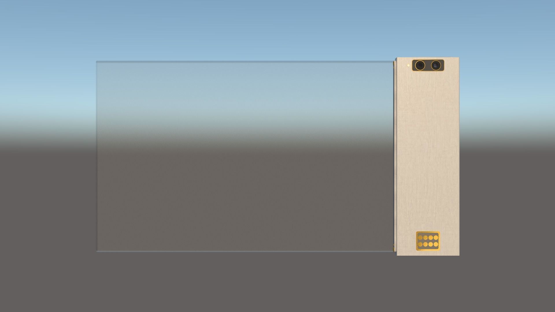 Modern Smart Tablet from Future 3D model_5