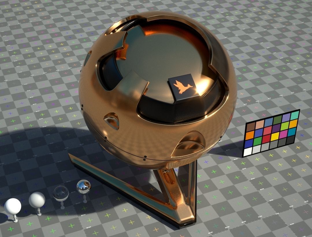 Gold - VRay shader Texture_1
