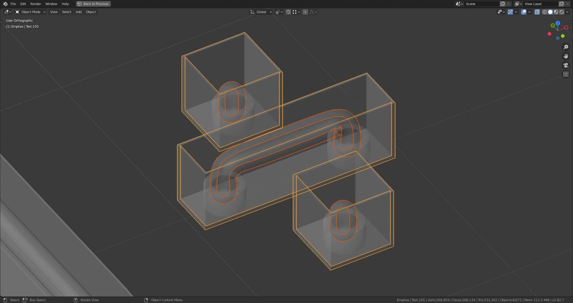 Neon Typography 2 3D model_8