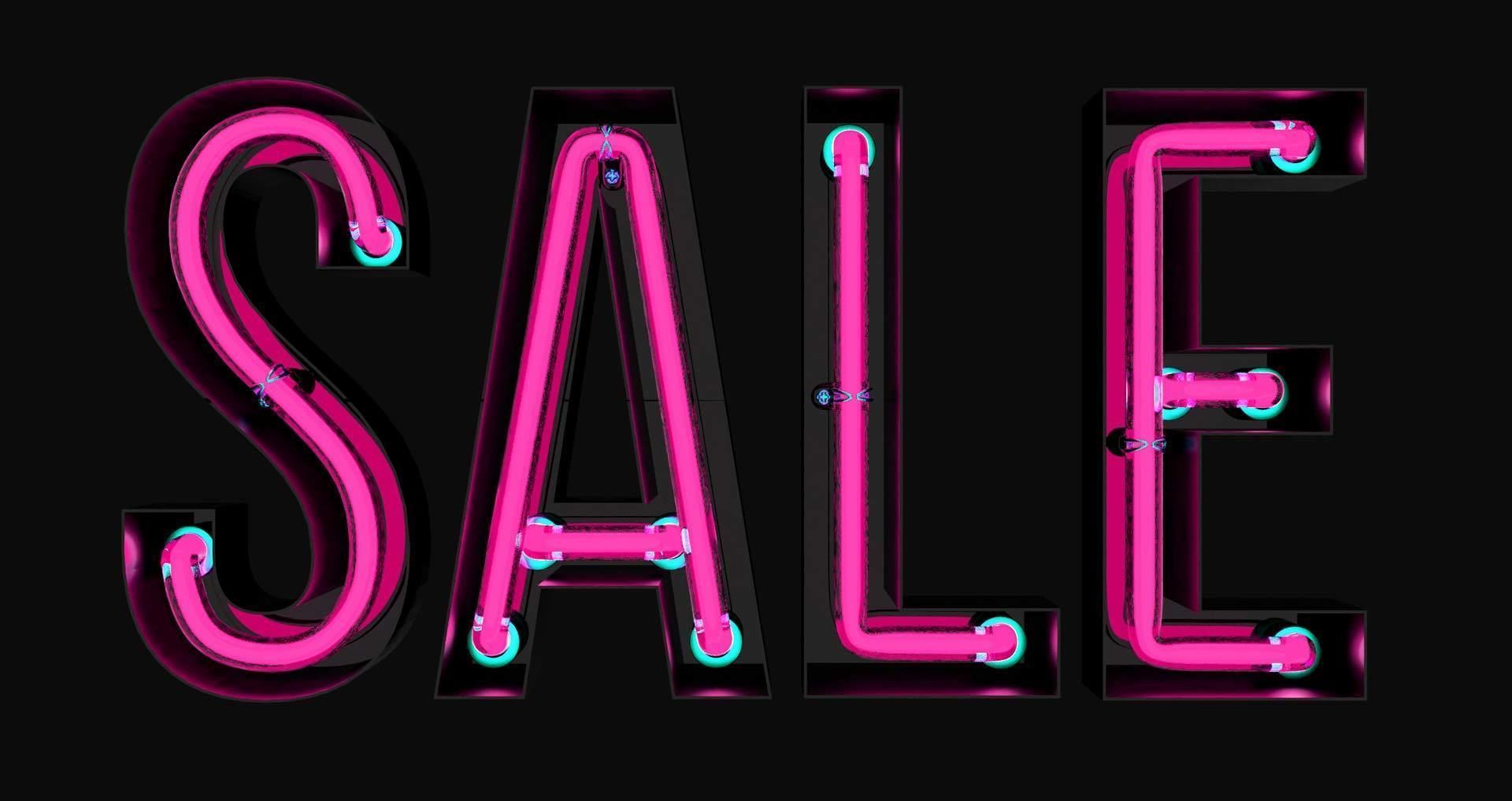 Neon Typography 2 3D model_5