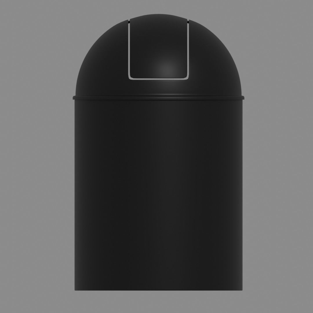 Small Trash Bin 3D model_1