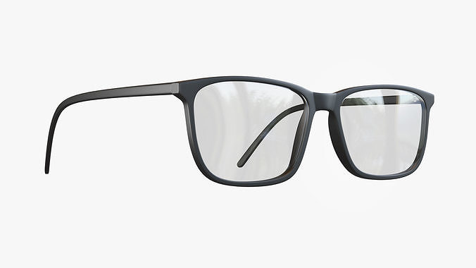 Glasses PBR pair of Low-poly 3D model