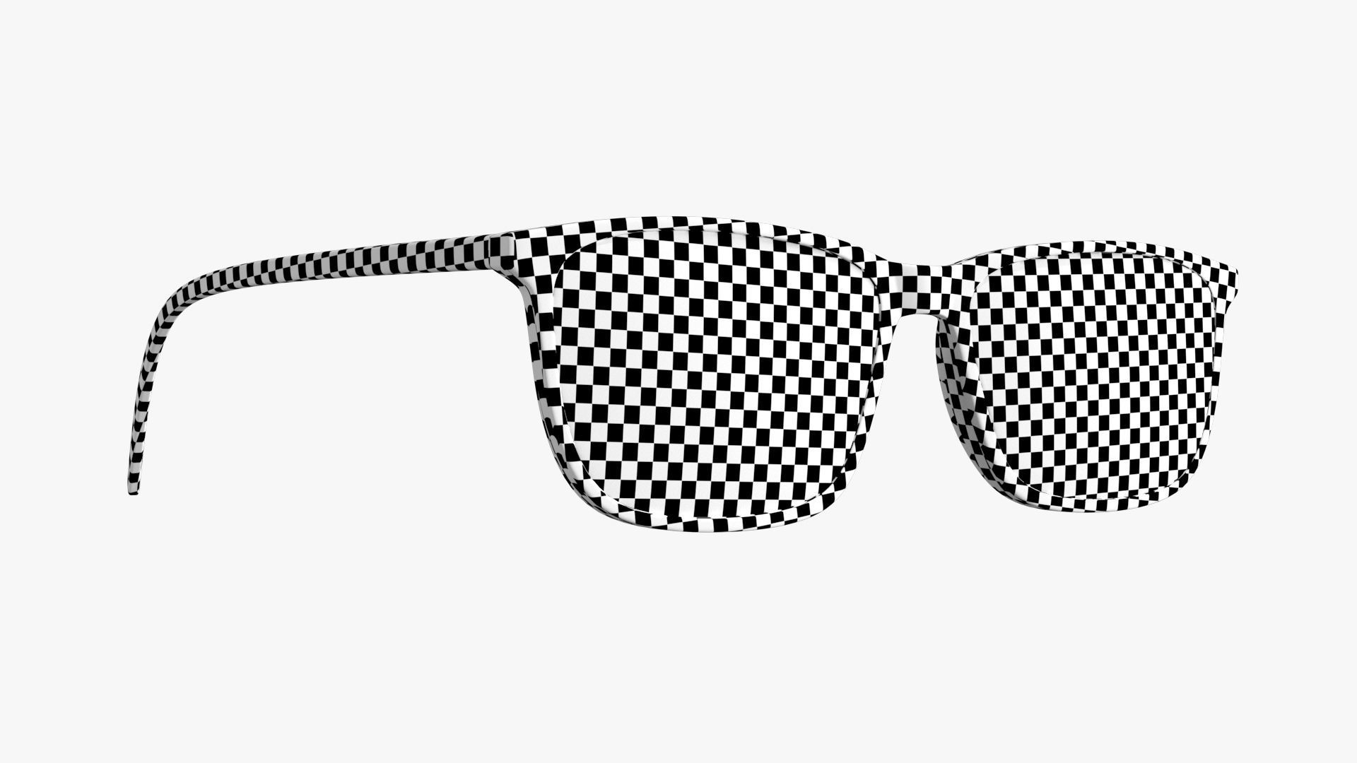 Glasses PBR pair of Low-poly 3D model_12