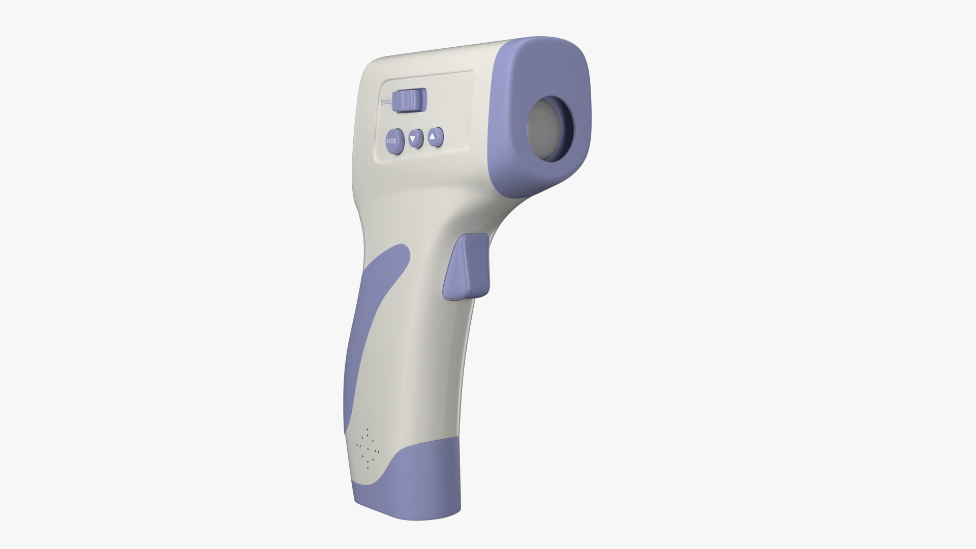 Infrared Thermometer PBR Low-poly 3D model_2