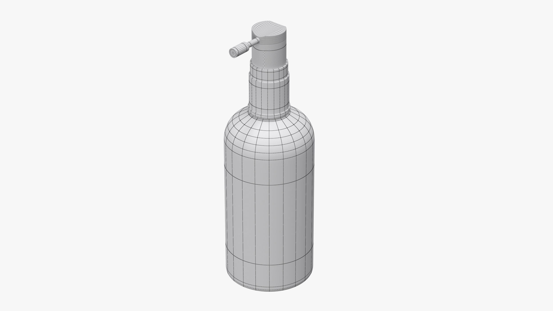 Spray Bottle Low-poly 3D model_11