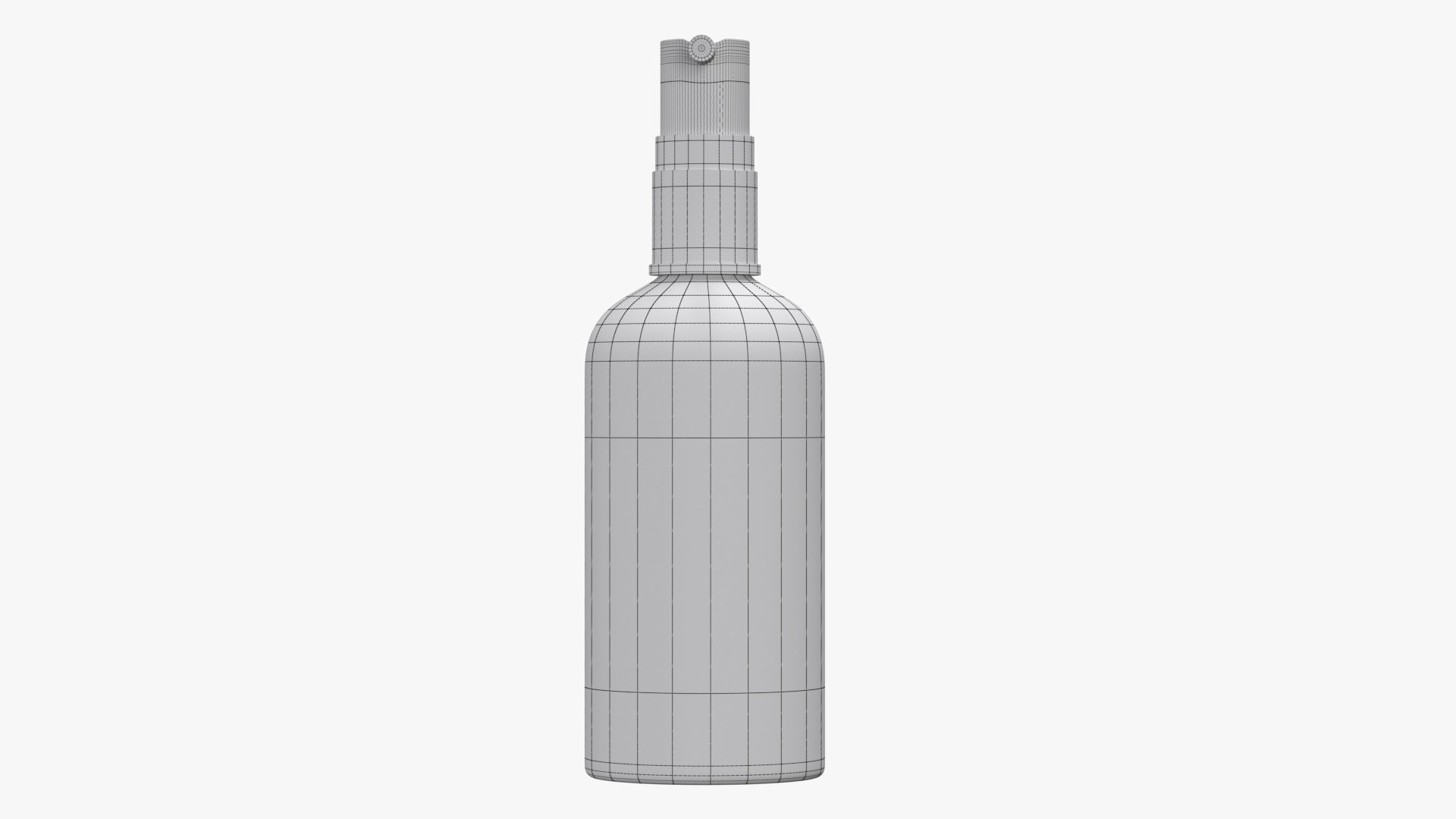 Spray Bottle Low-poly 3D model_8