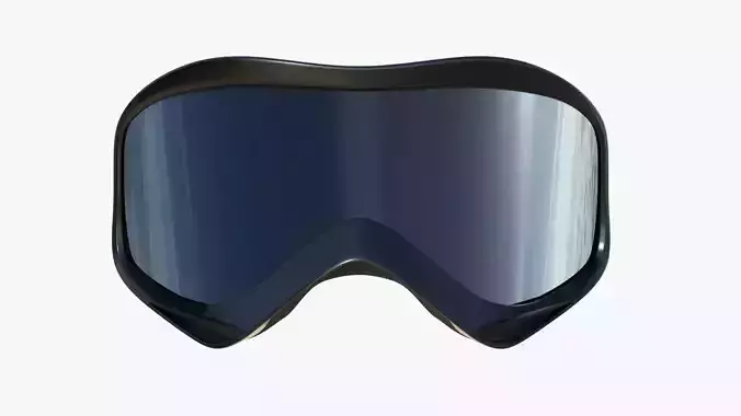 Ski Goggles PBR Low-poly 3D model