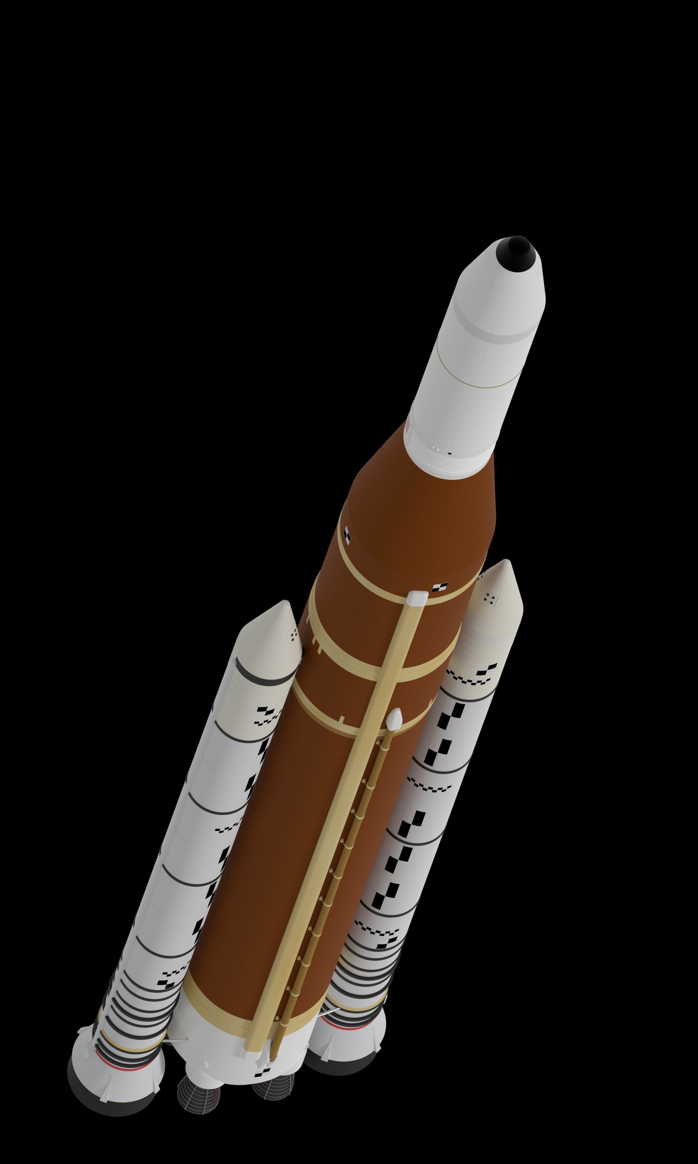 Space Launch System 3D model_1