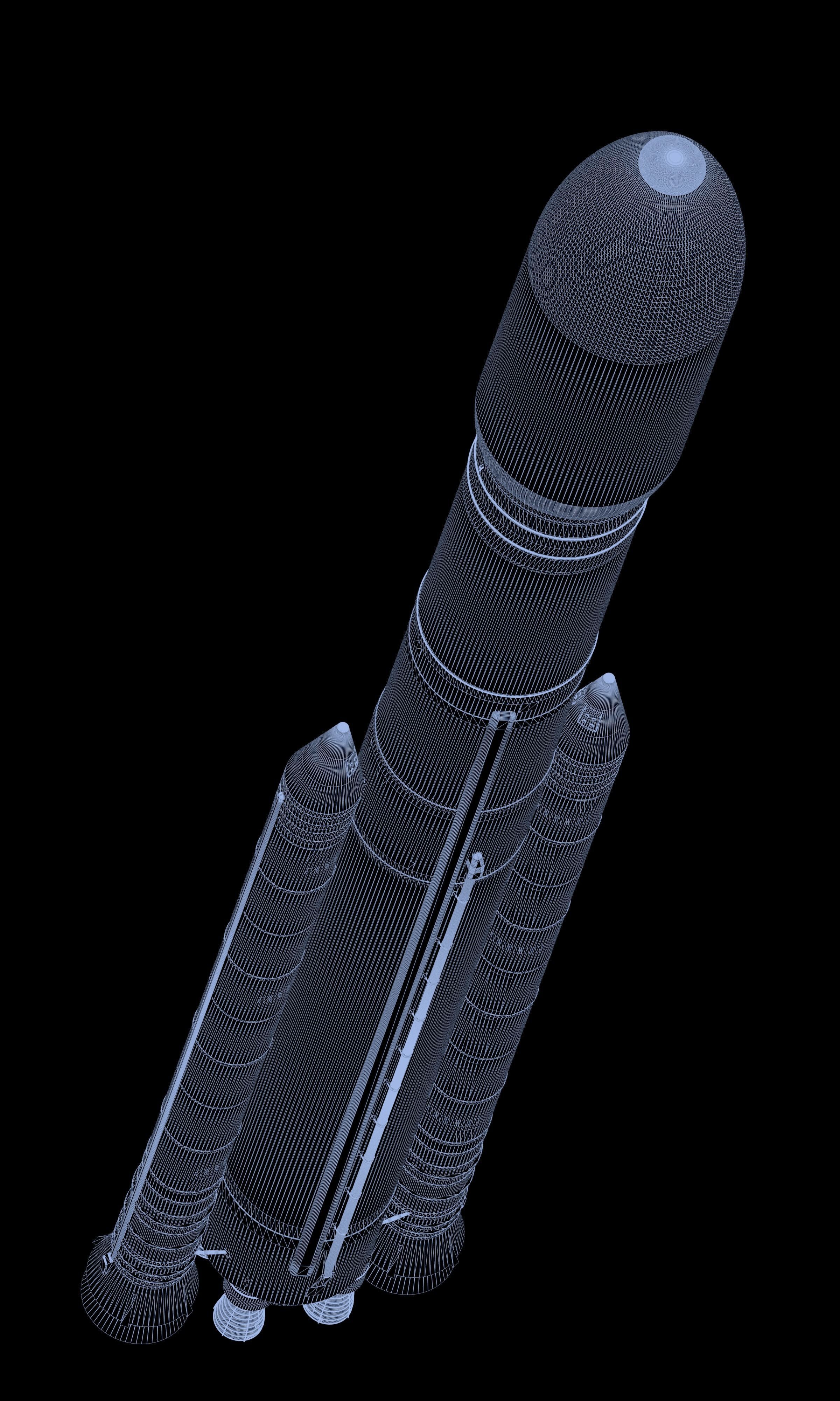 Space Launch System 3D model_13