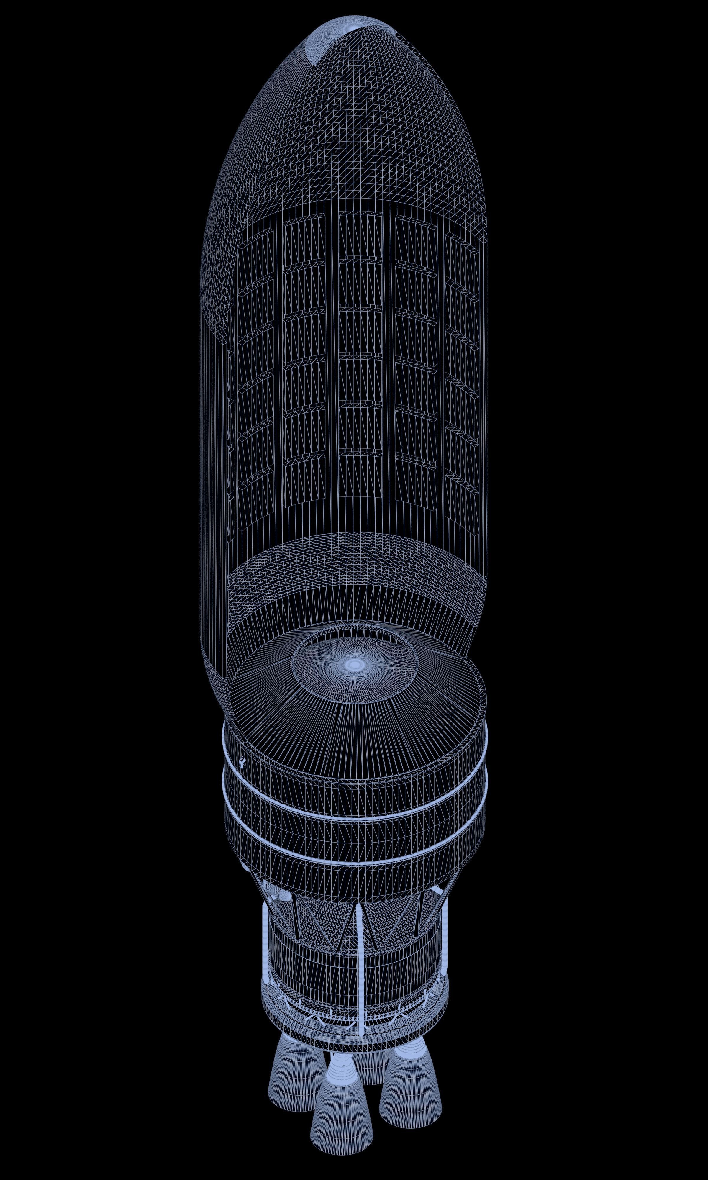 Space Launch System 3D model_15
