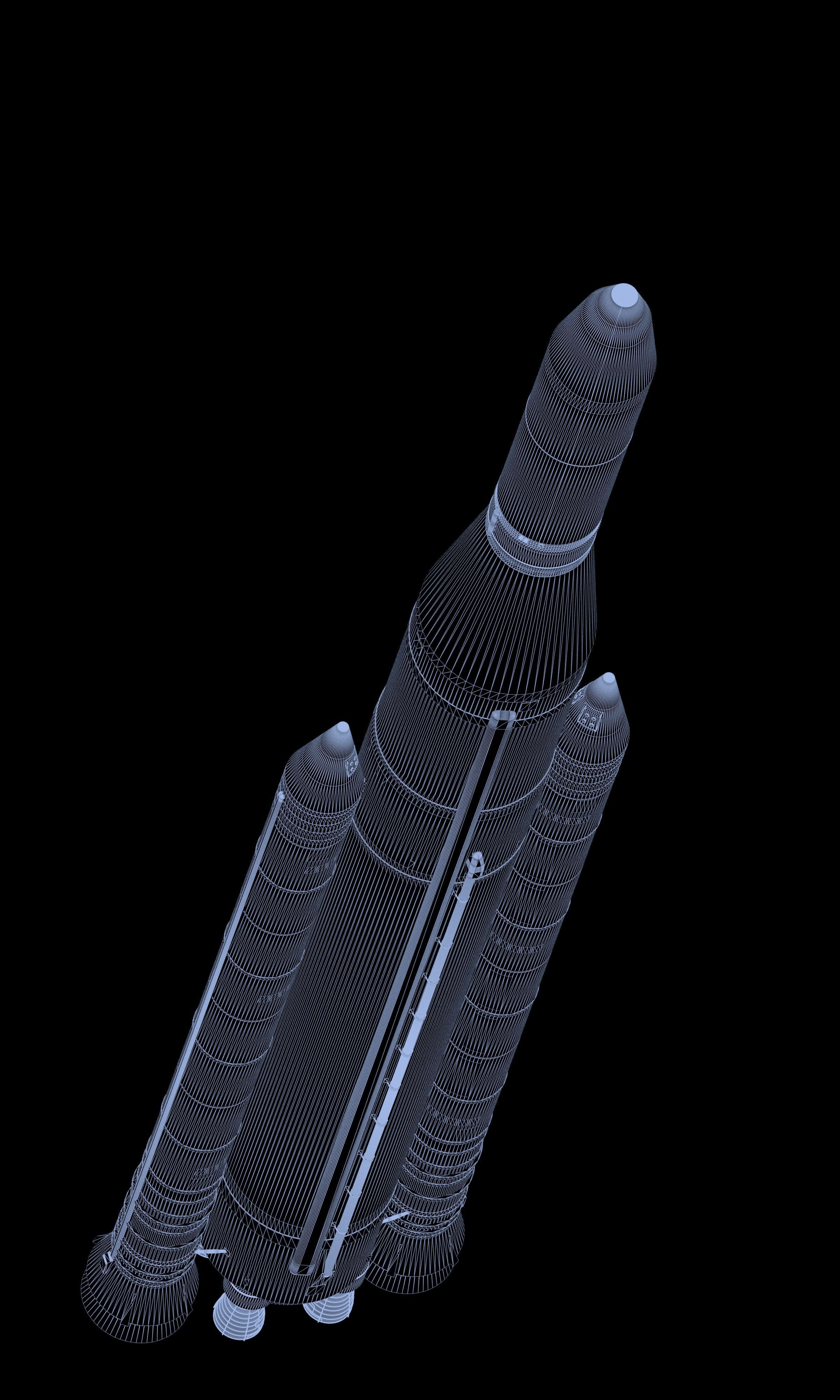 Space Launch System 3D model_12